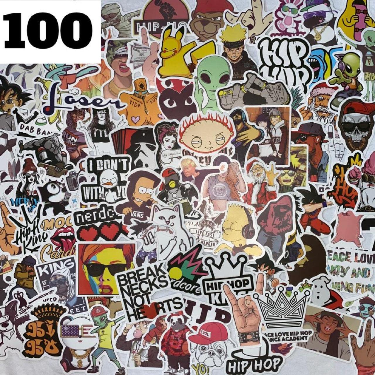 Aesthetic Hip Hop Hyperbeast Sticker Bundle - 100... - Depop