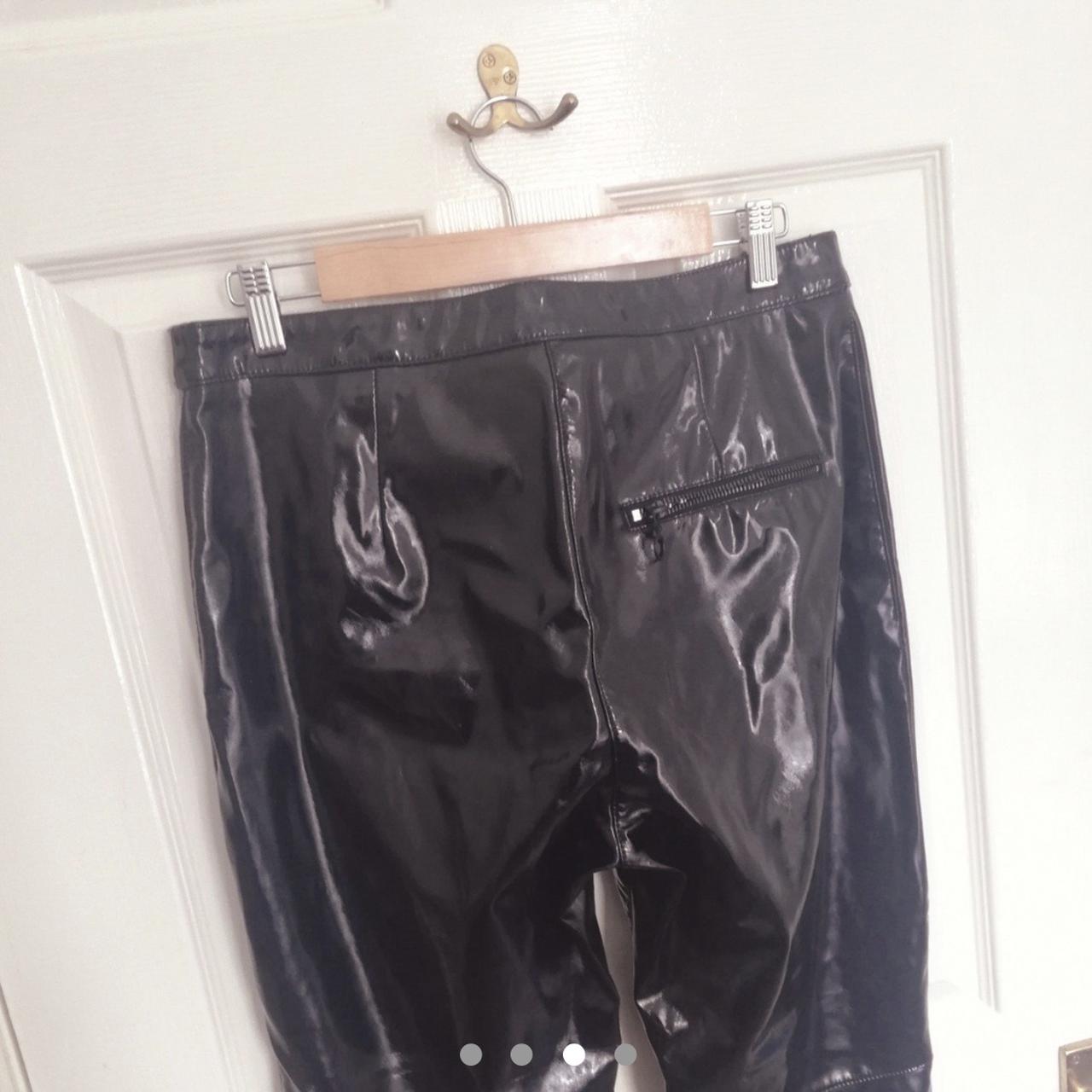 H&m on sale pvc trousers