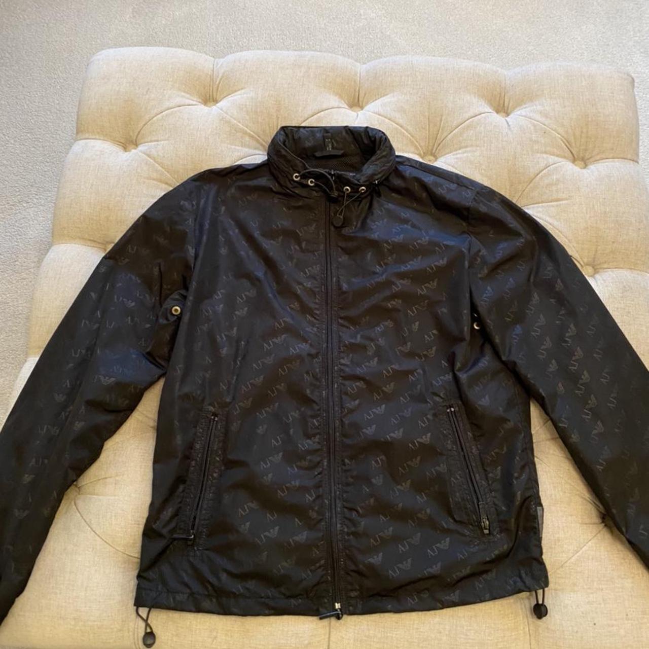 Armani jeans hotsell black jacket