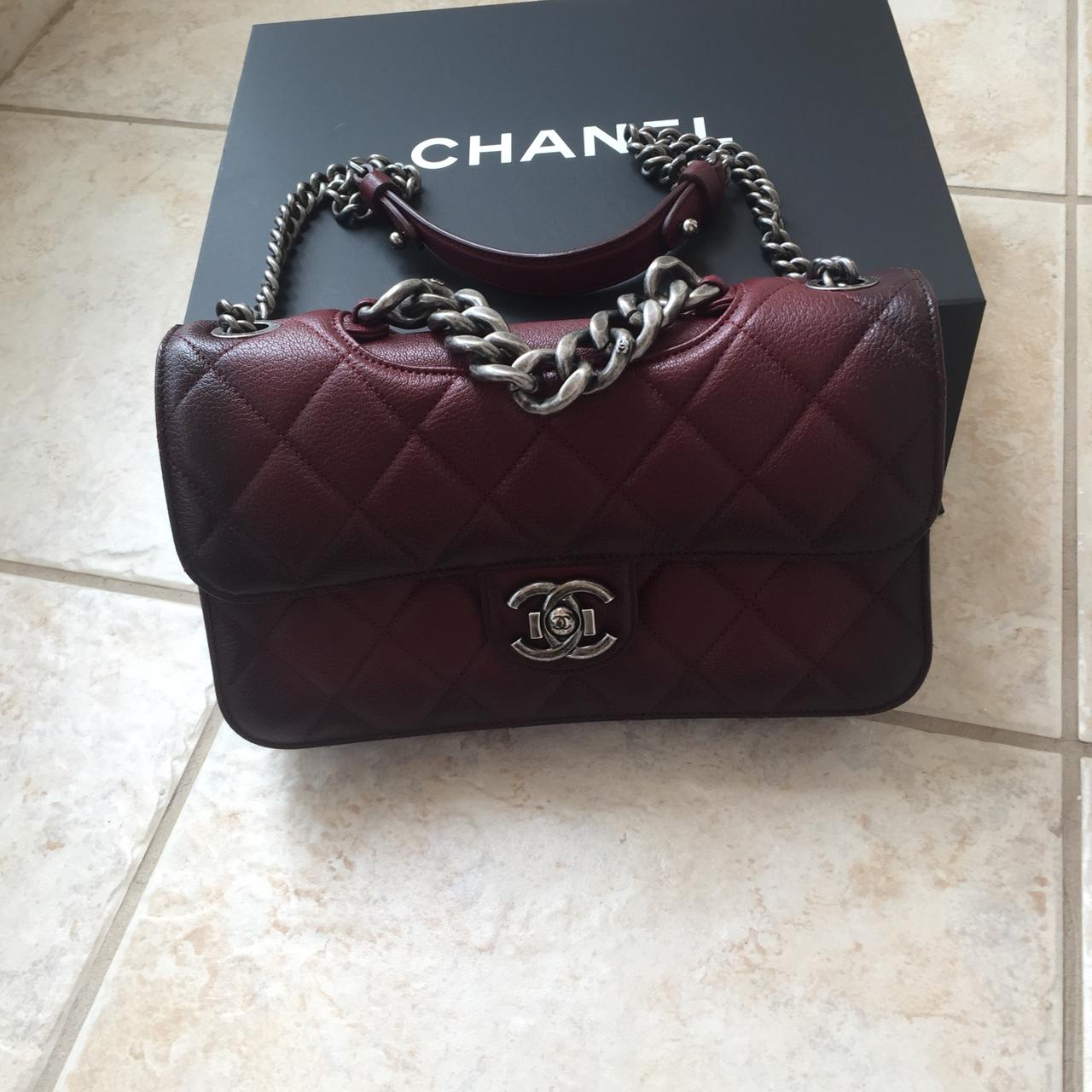 Authentic Chanel Perfect edge. Size is medium. - Depop