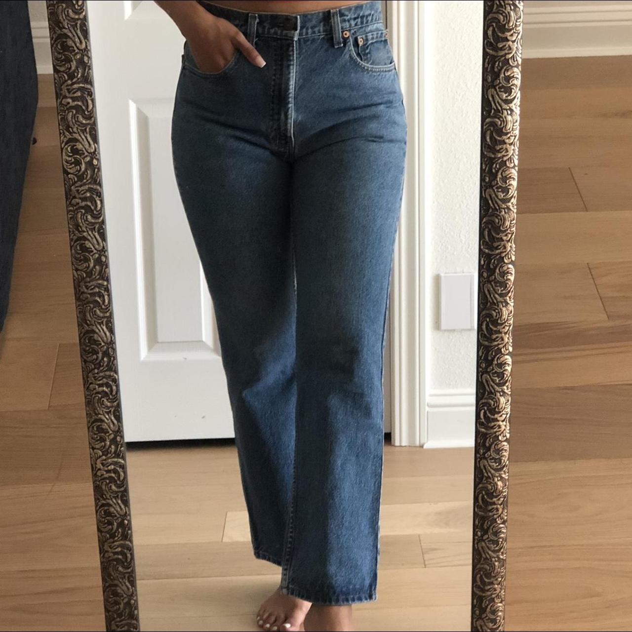 Levi 517 dark denim These Levi s are so cute and Depop