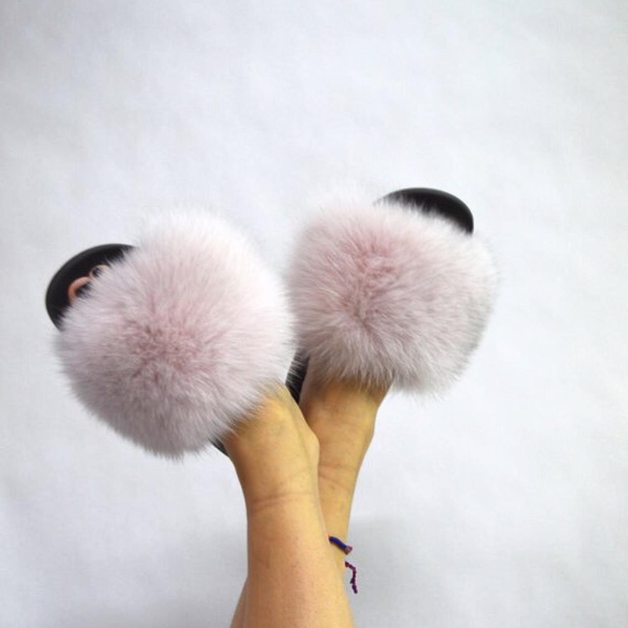 Genuine fur online slides