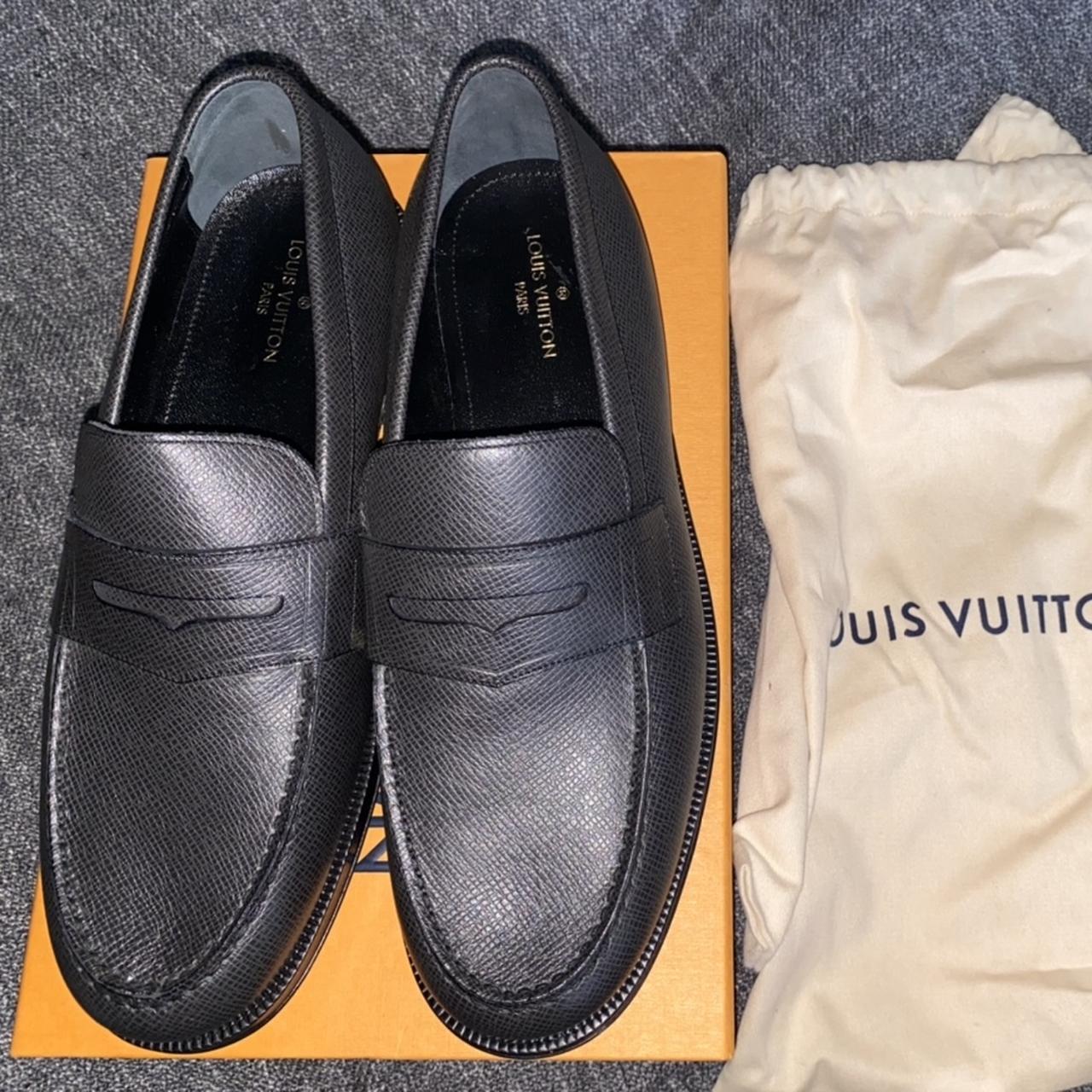 Louis Vuitton major loafer. Grained leather. These - Depop
