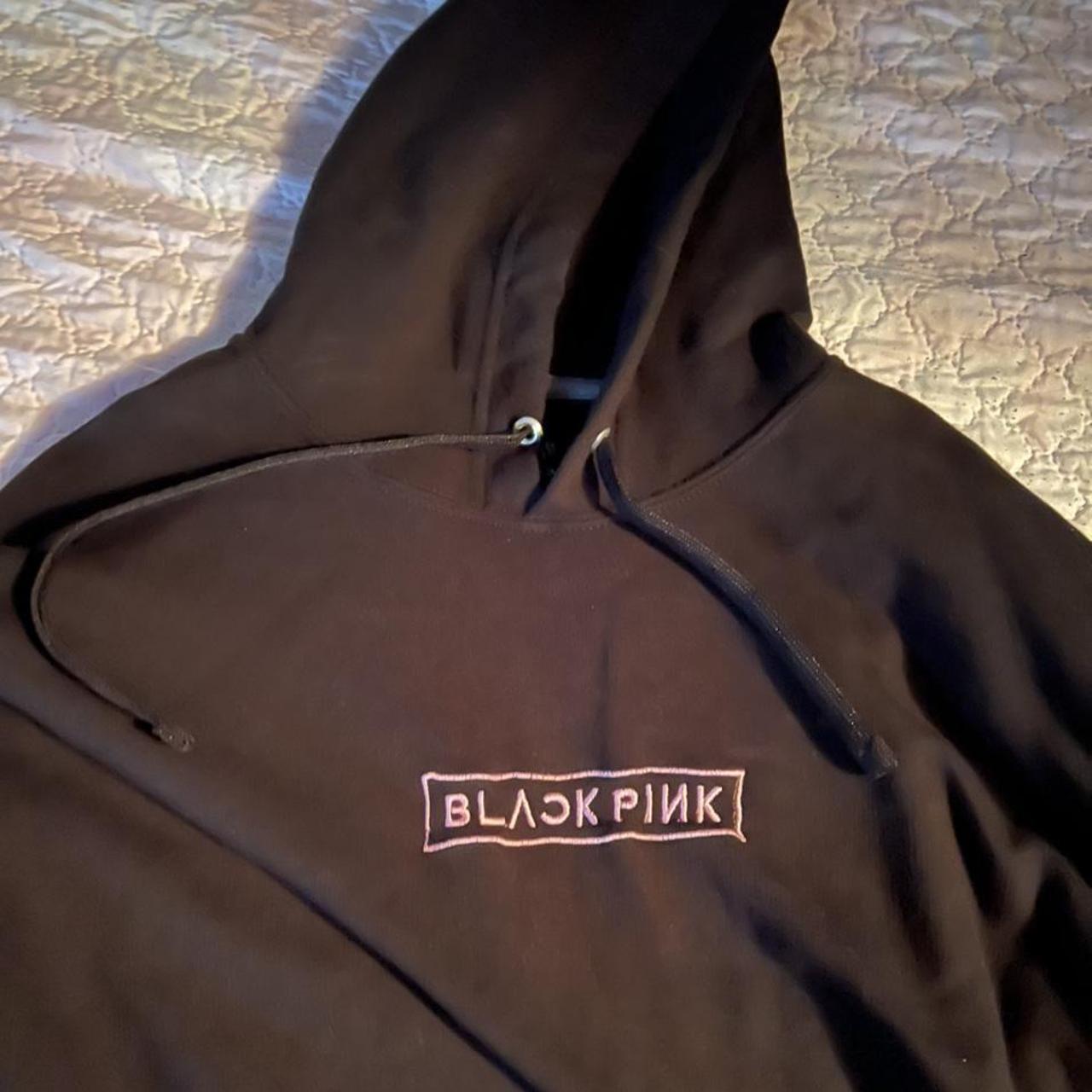 Embroidered Blackpink hoodie. Perfect condition - Depop