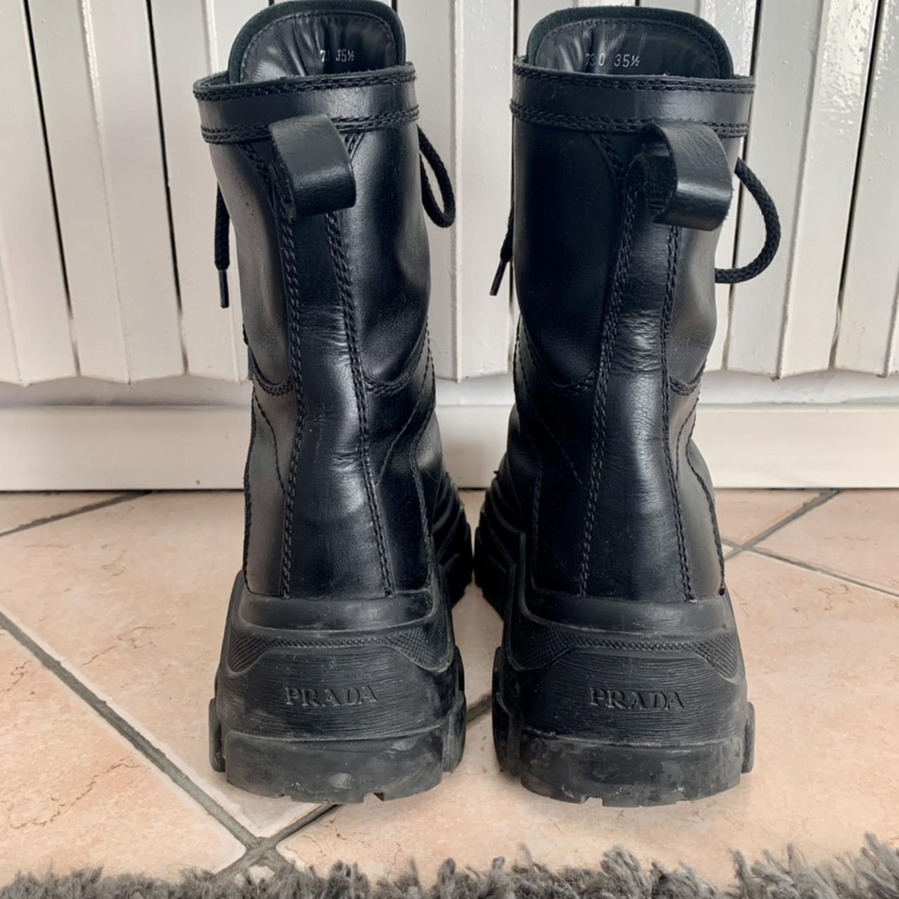 Prada nylon puffer boot — literally just bought - Depop