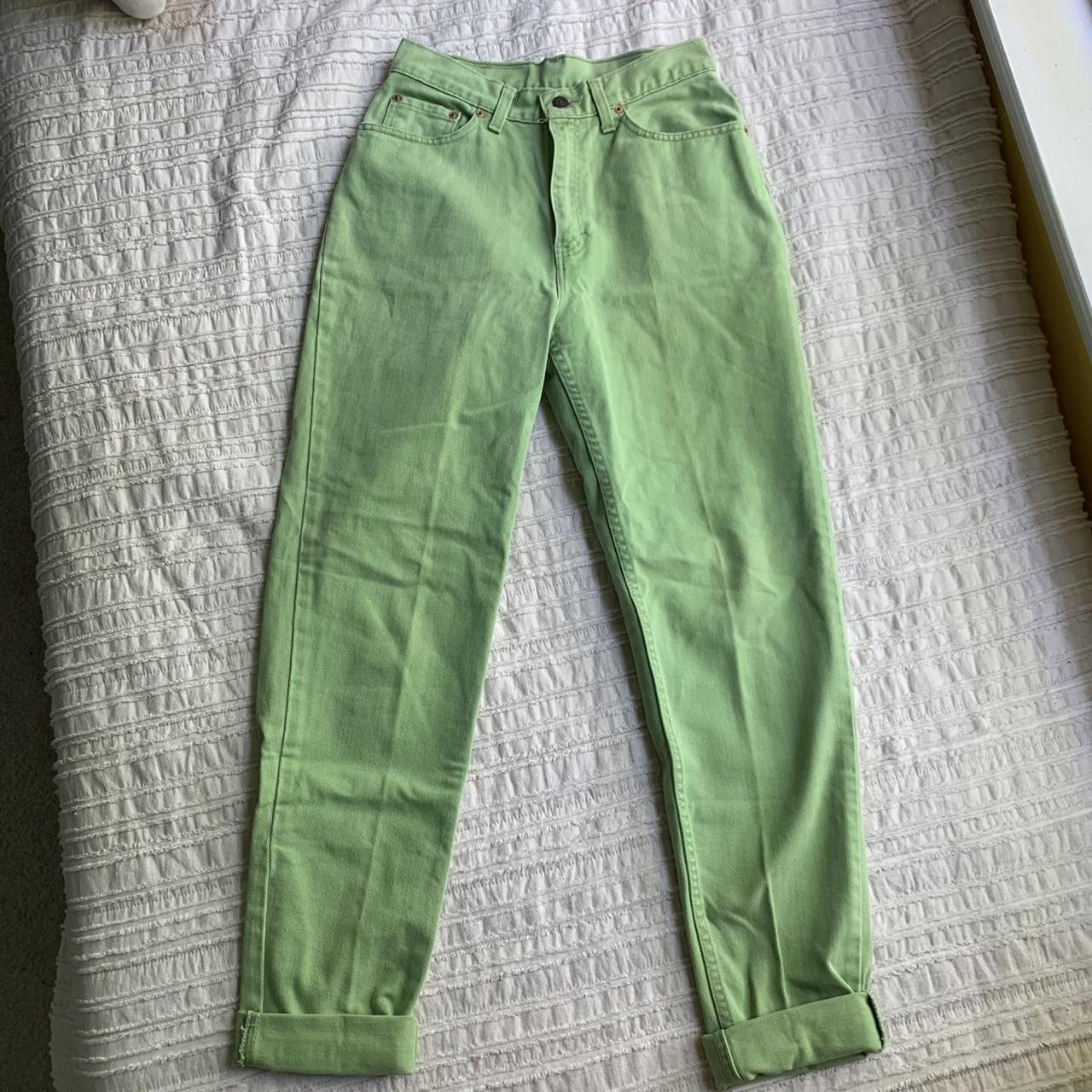 lime green levis