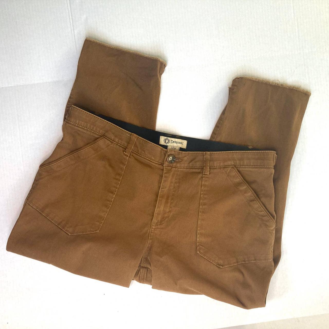 brown high waisted pants