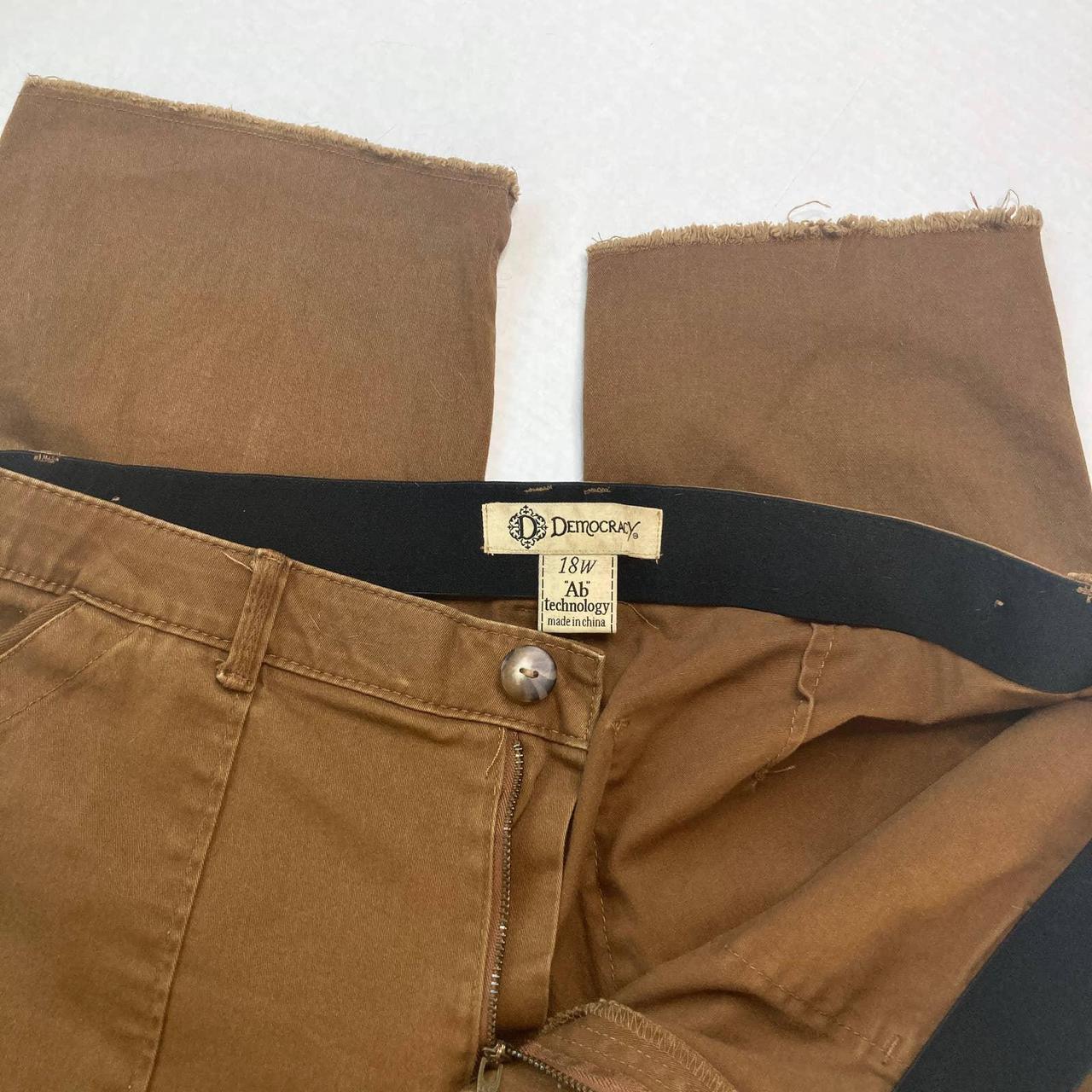 brown high waisted pants