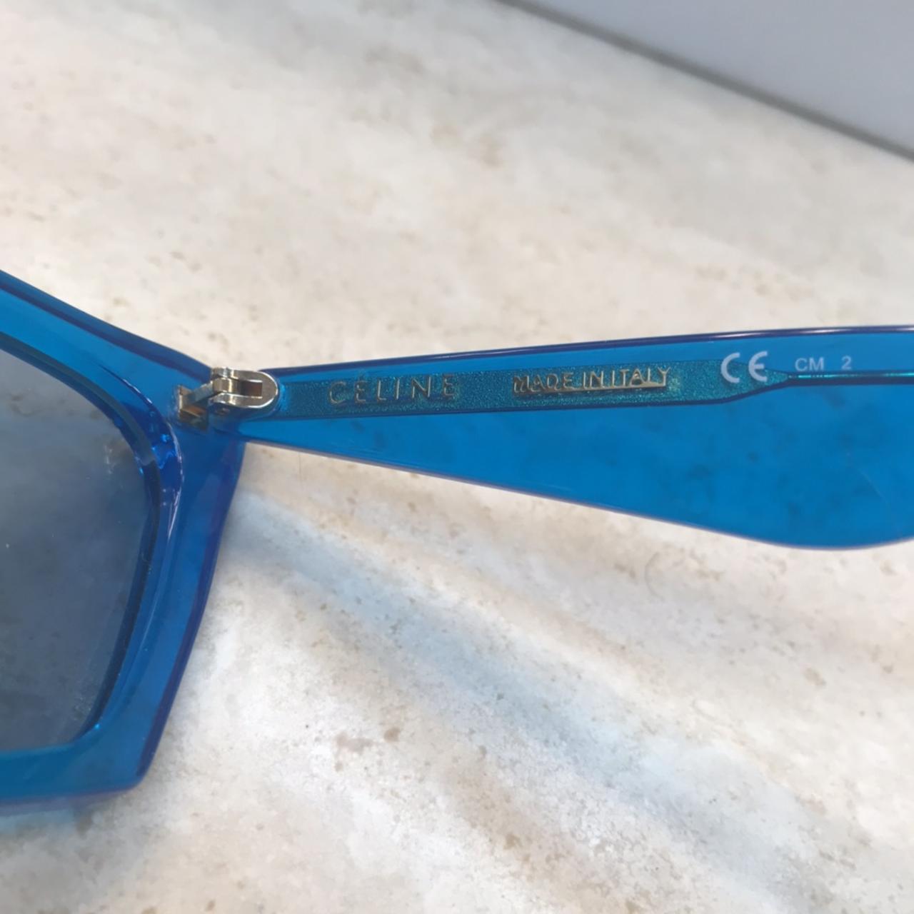 Celine blue 2024 edge sunglasses