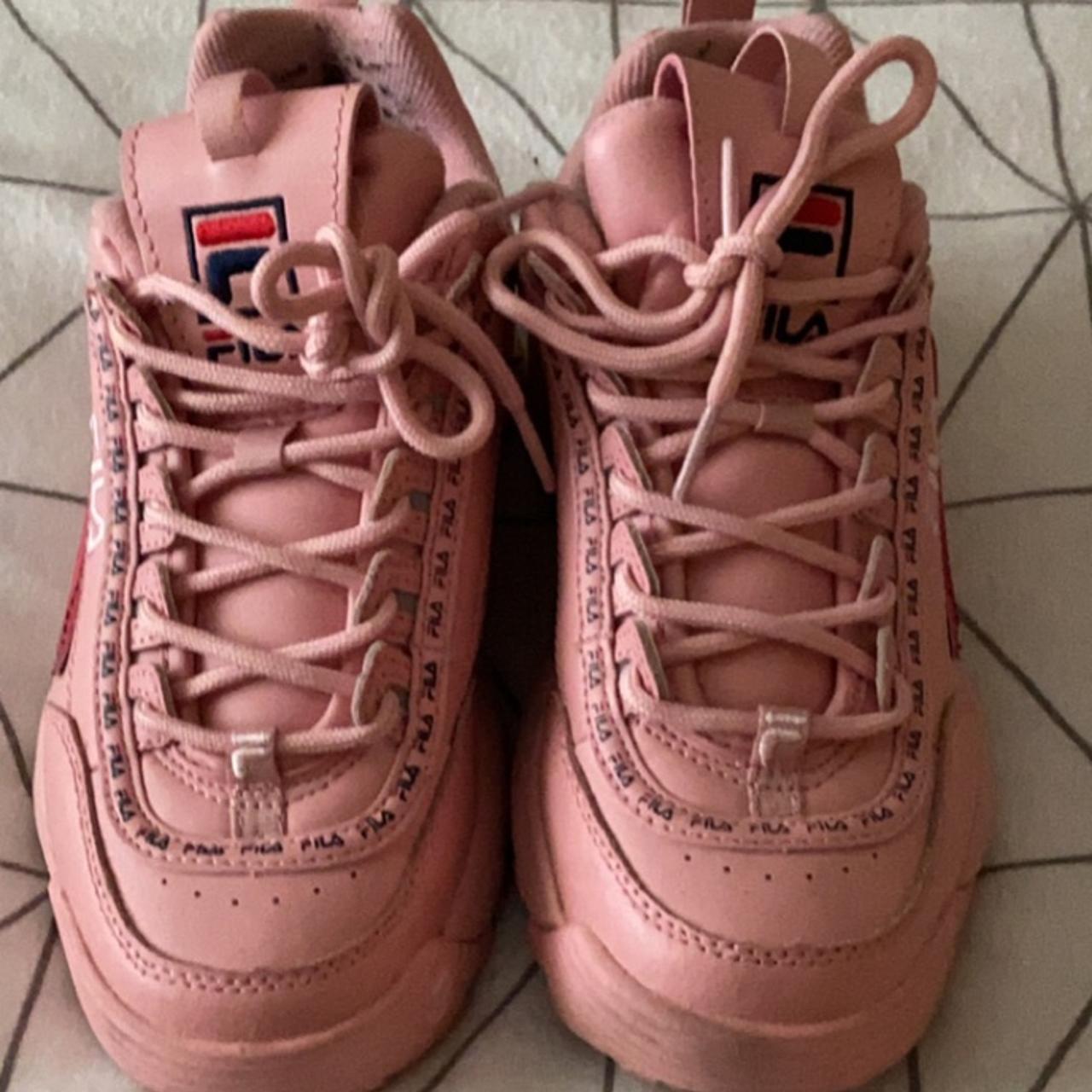 fila disruptor pink and blue