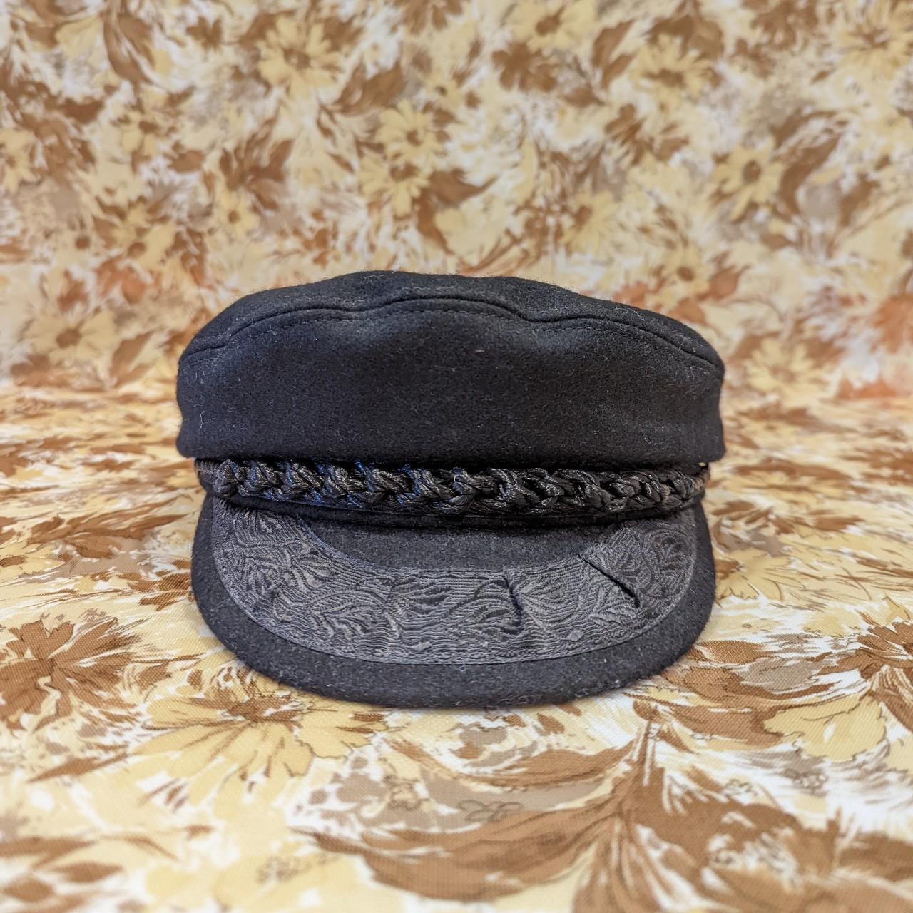 Vintage authentic Greek fisherman's cap, featuring a... - Depop