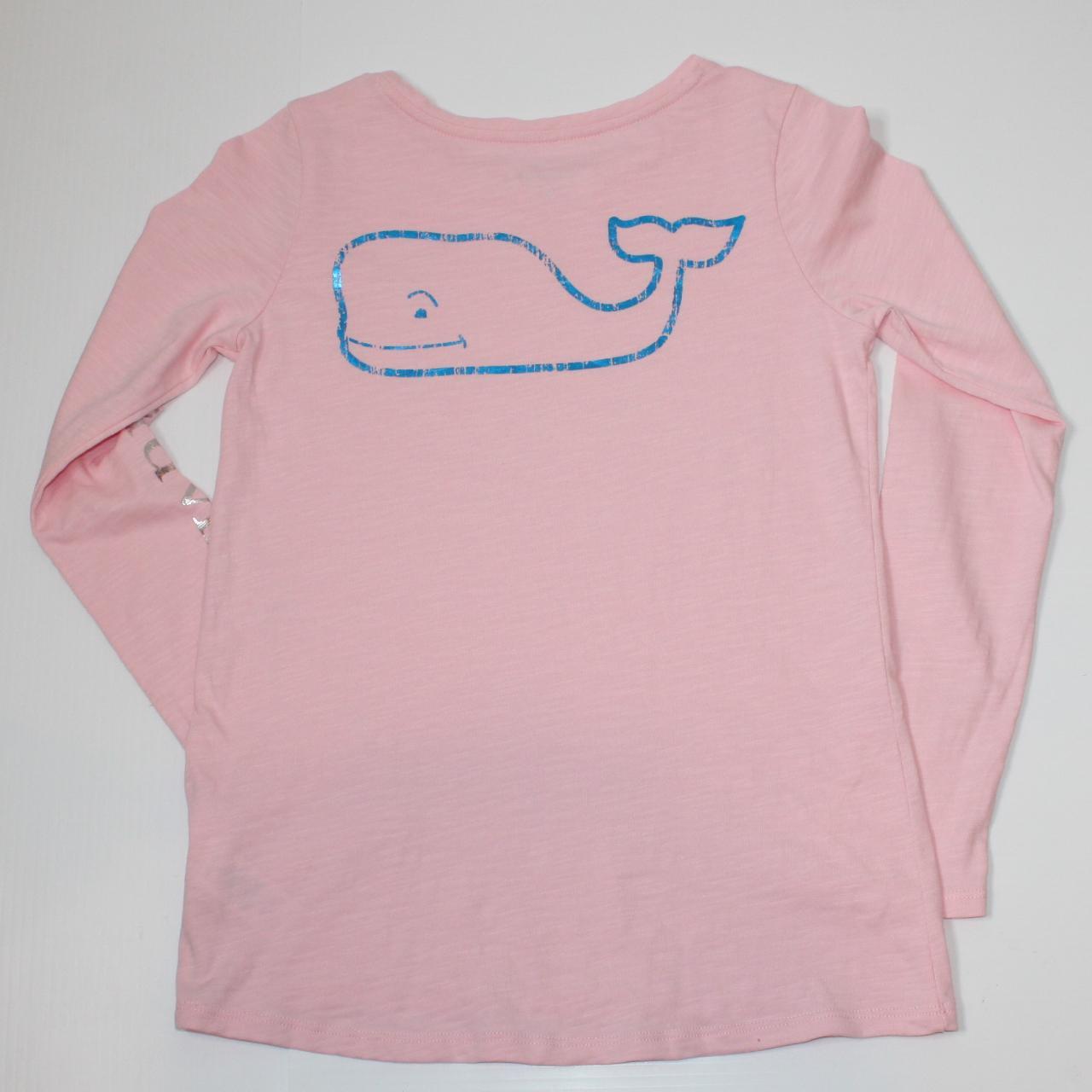 Vineyard Vines Girl's Long Sleeve Two-tone Foil... - Depop