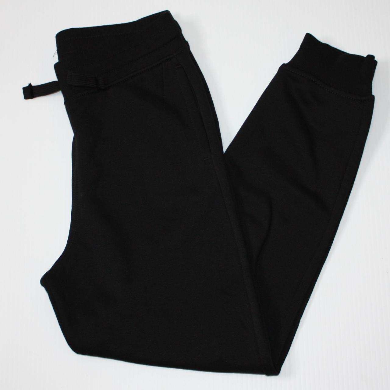 H&M Basics Girl's Black Joggers Athletic Pants size... - Depop