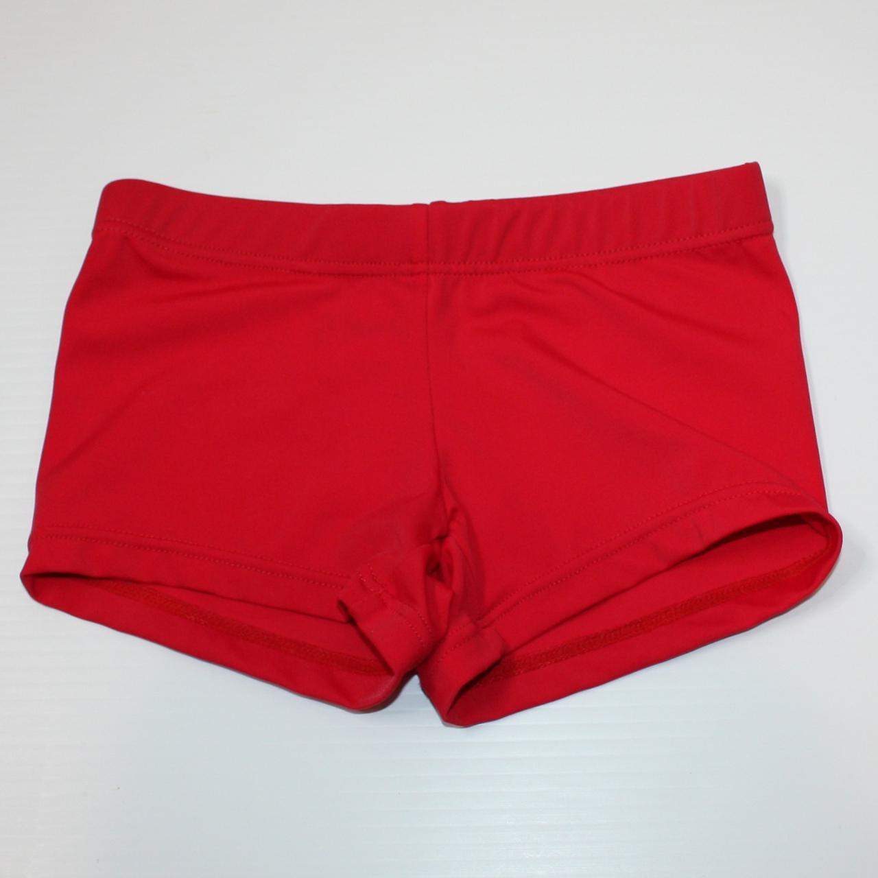 Balera Dancewear Girl's Classic Booty Shorts in Red... Depop