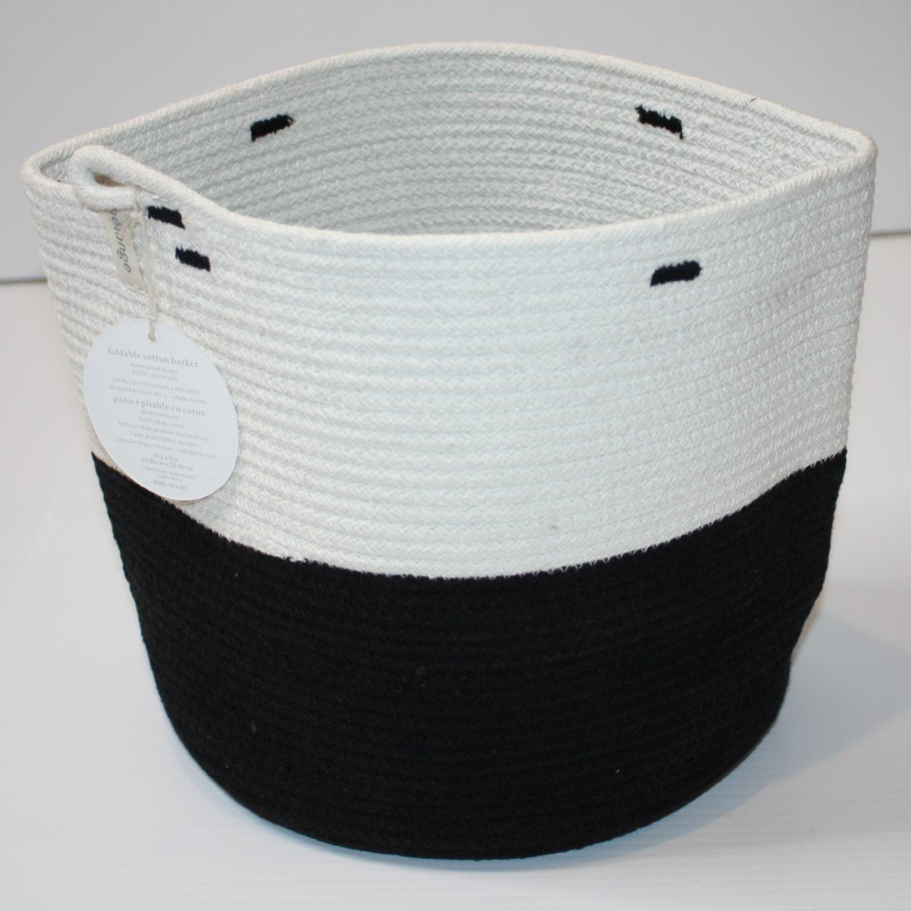 Mia Mélange Foldable Cotton Basket Brand New MSRP... Depop