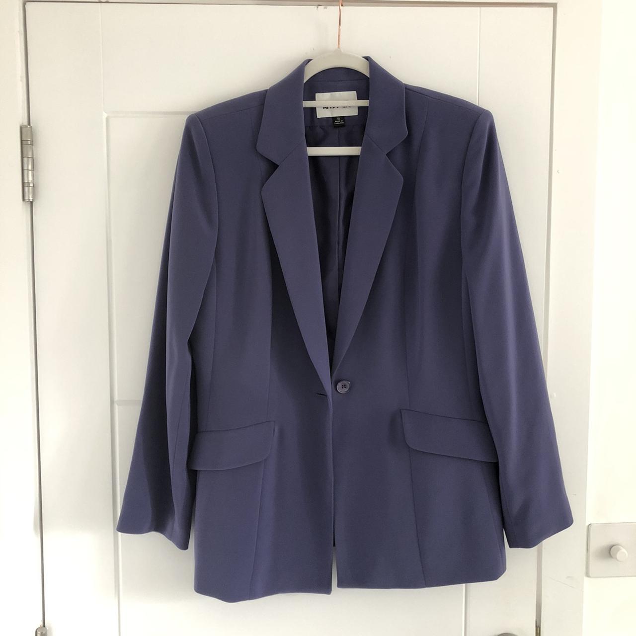 VINTAGE PURPLE BLAZER 💜 bright colours are really in... - Depop