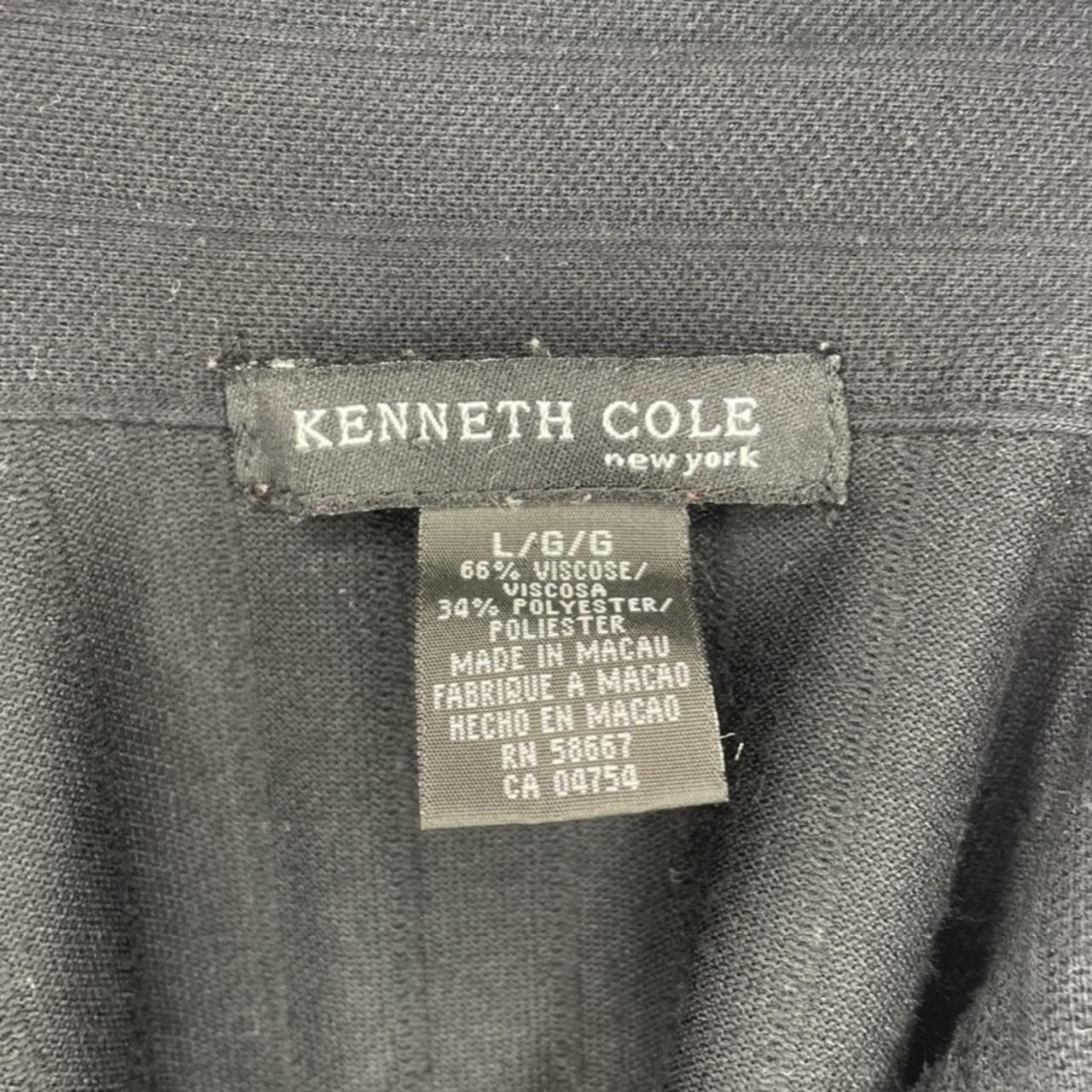 Kenneth Cole Men's Black and Grey Polo-shirts (2)