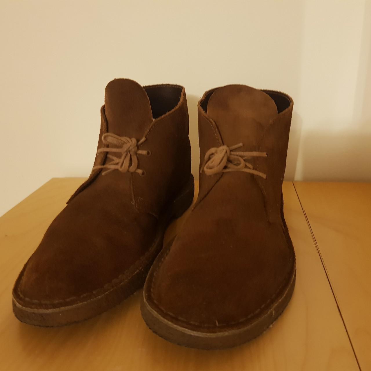 Product Image 1 - Clarks brown suede boots in