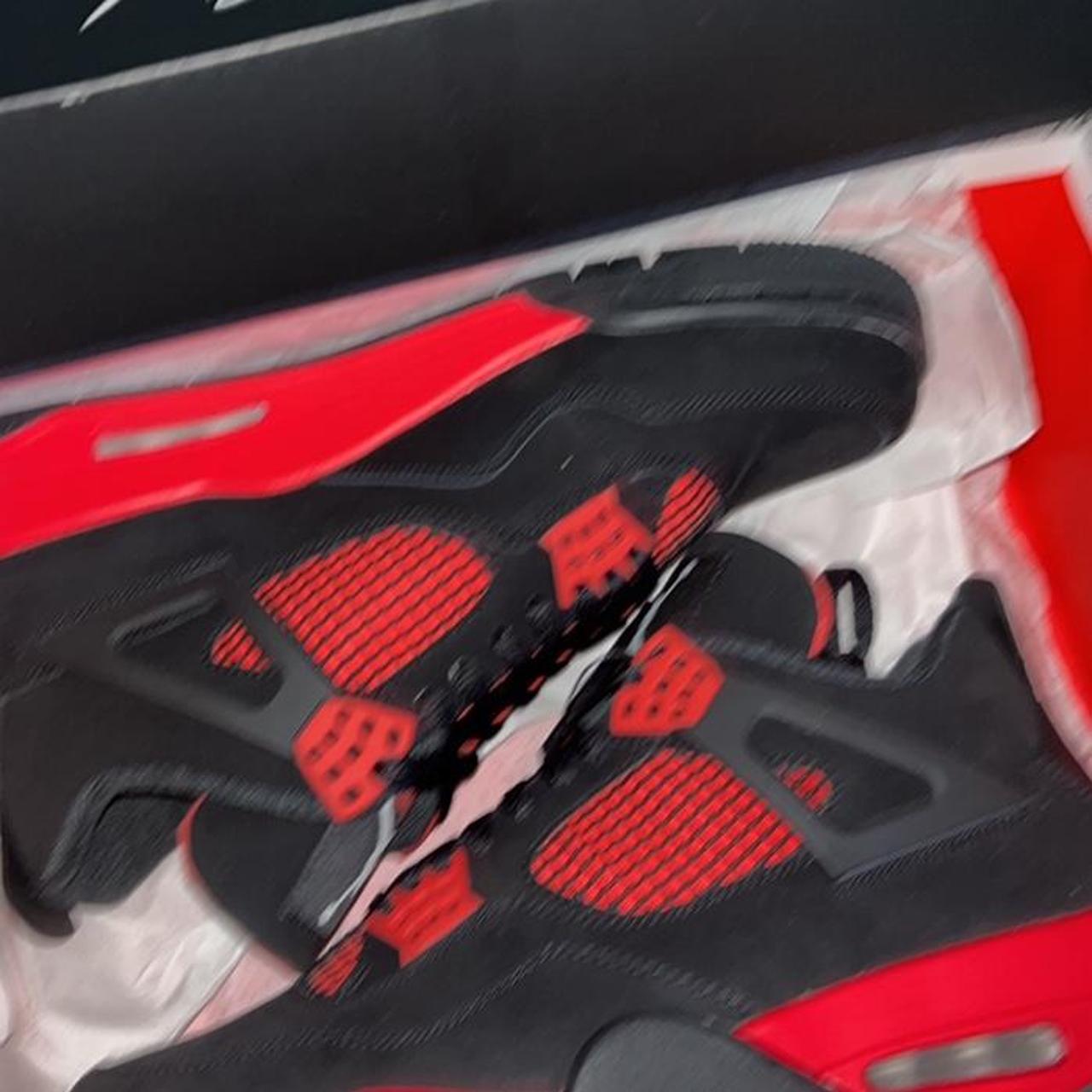 JORDAN 4 RETRO “ RED THUNDER “ - DEAD STOCK !!! - - Depop