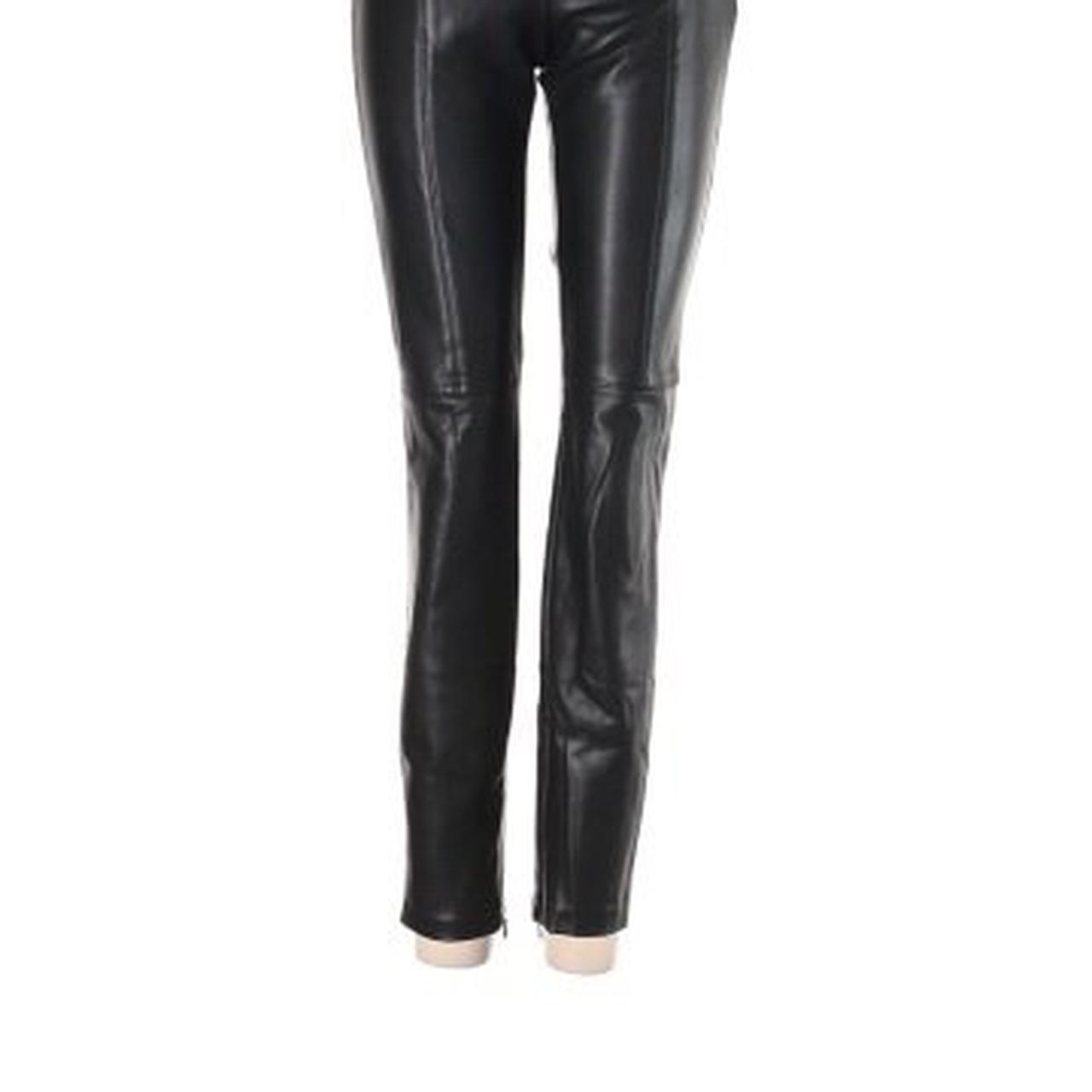 Zara Faux Leather Pants - Zipper at bottom