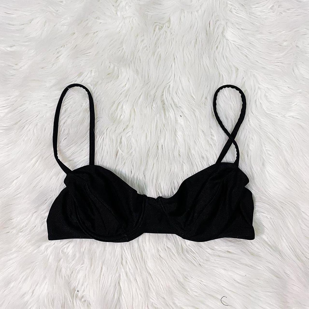 Curvation black tank top with underwire in the bust. - Depop