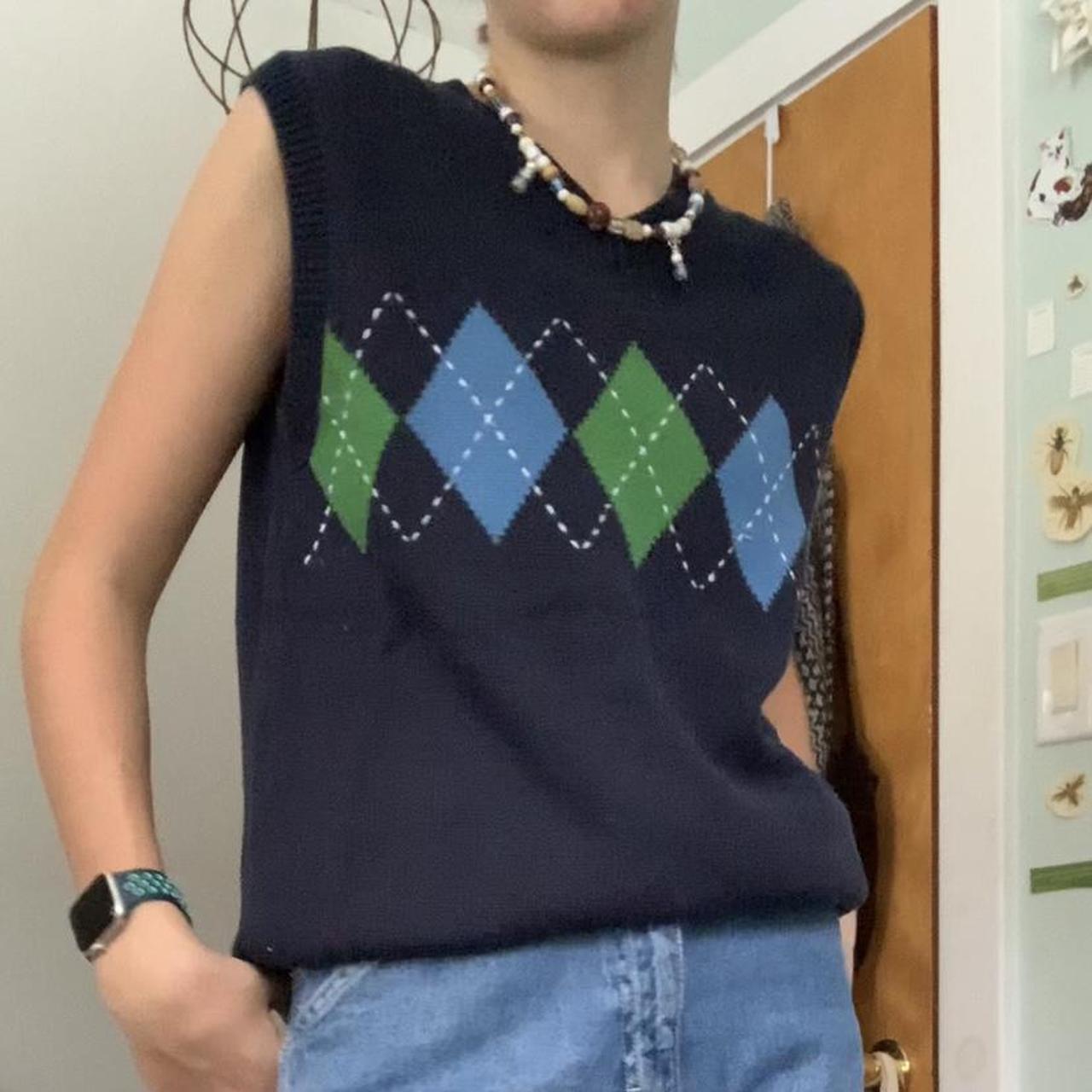 Emma Chamberlain Rocks a Funky Sweater Vest and Lavender Pants at