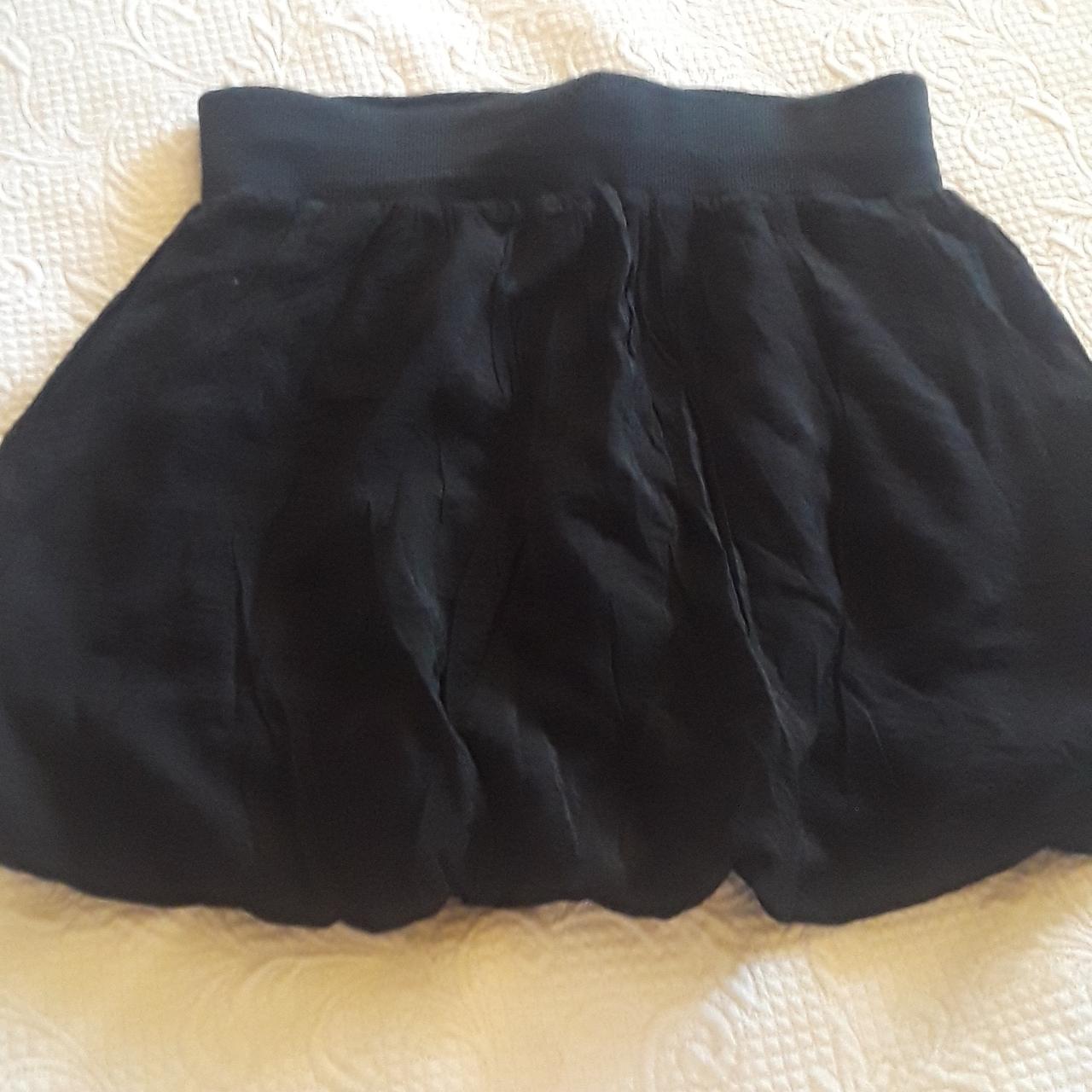 Black bubble skirt..has two front pockets..can fit a... - Depop