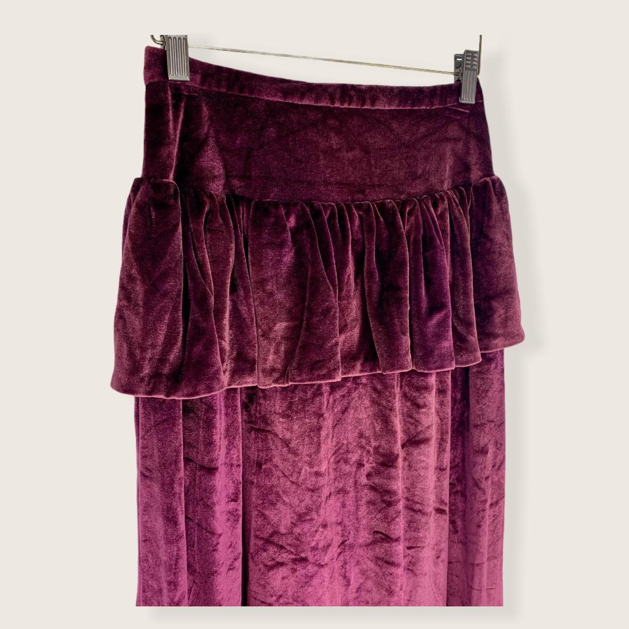 Product Image 2 - Handmade Crush Velvet Maxi Skirt
Back