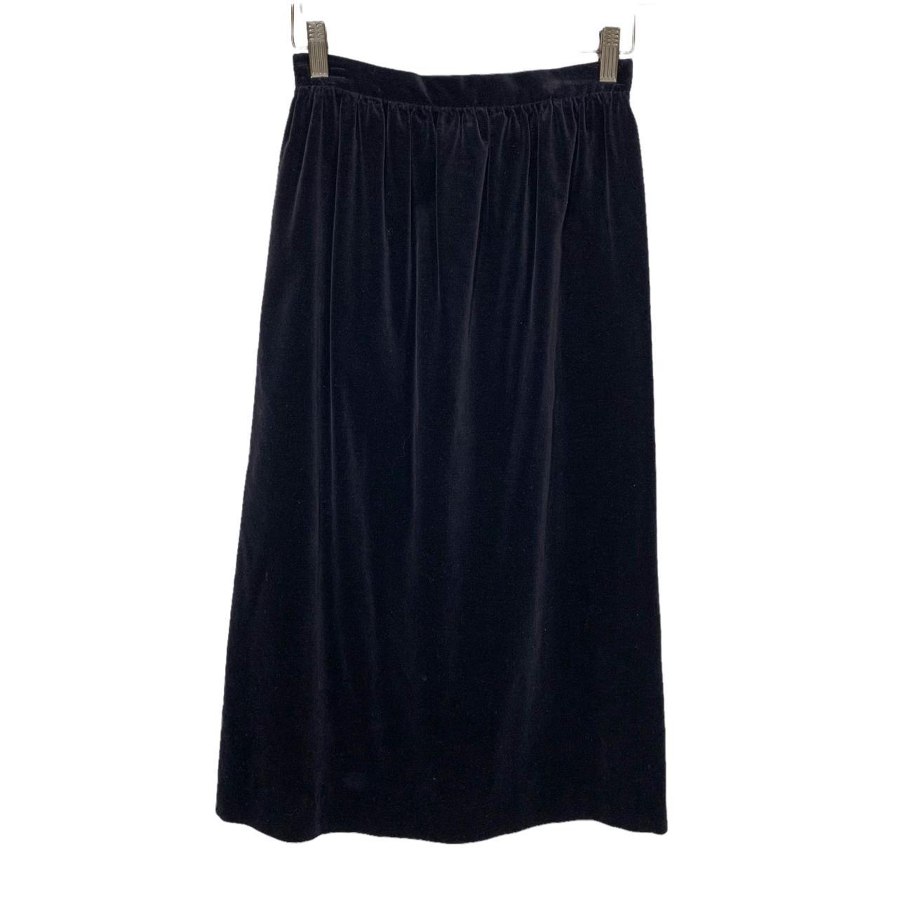 Black a line skirt below knee hotsell