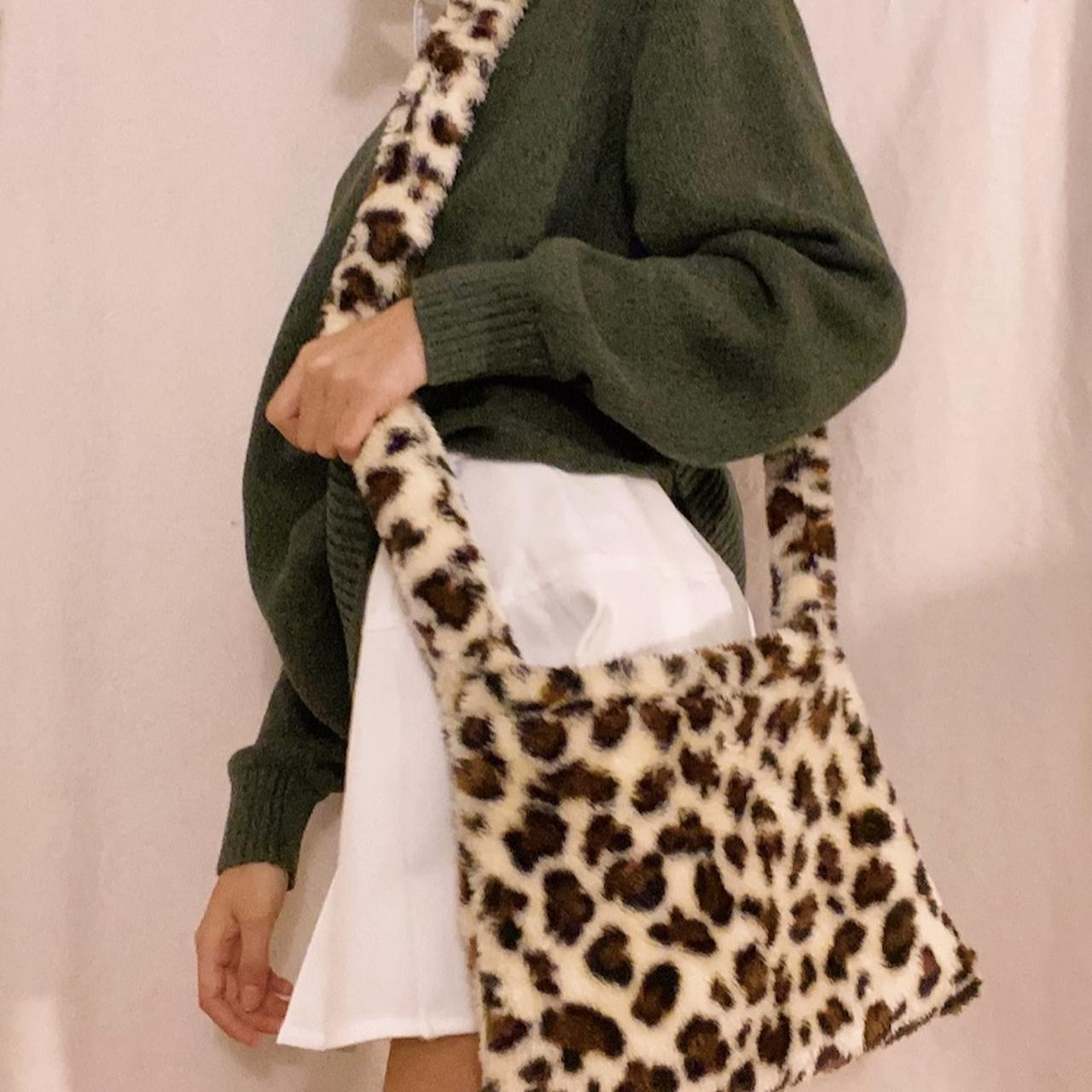 fluffy tote bag depop