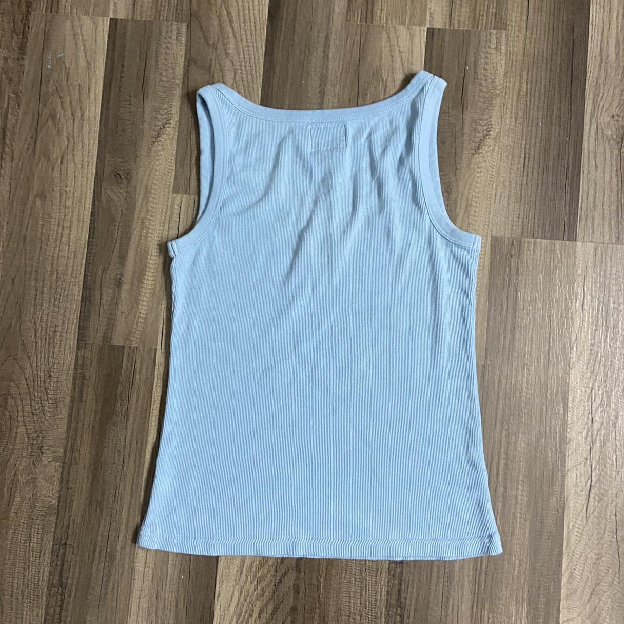 Women's Blue Vests-tanks-camis | Depop