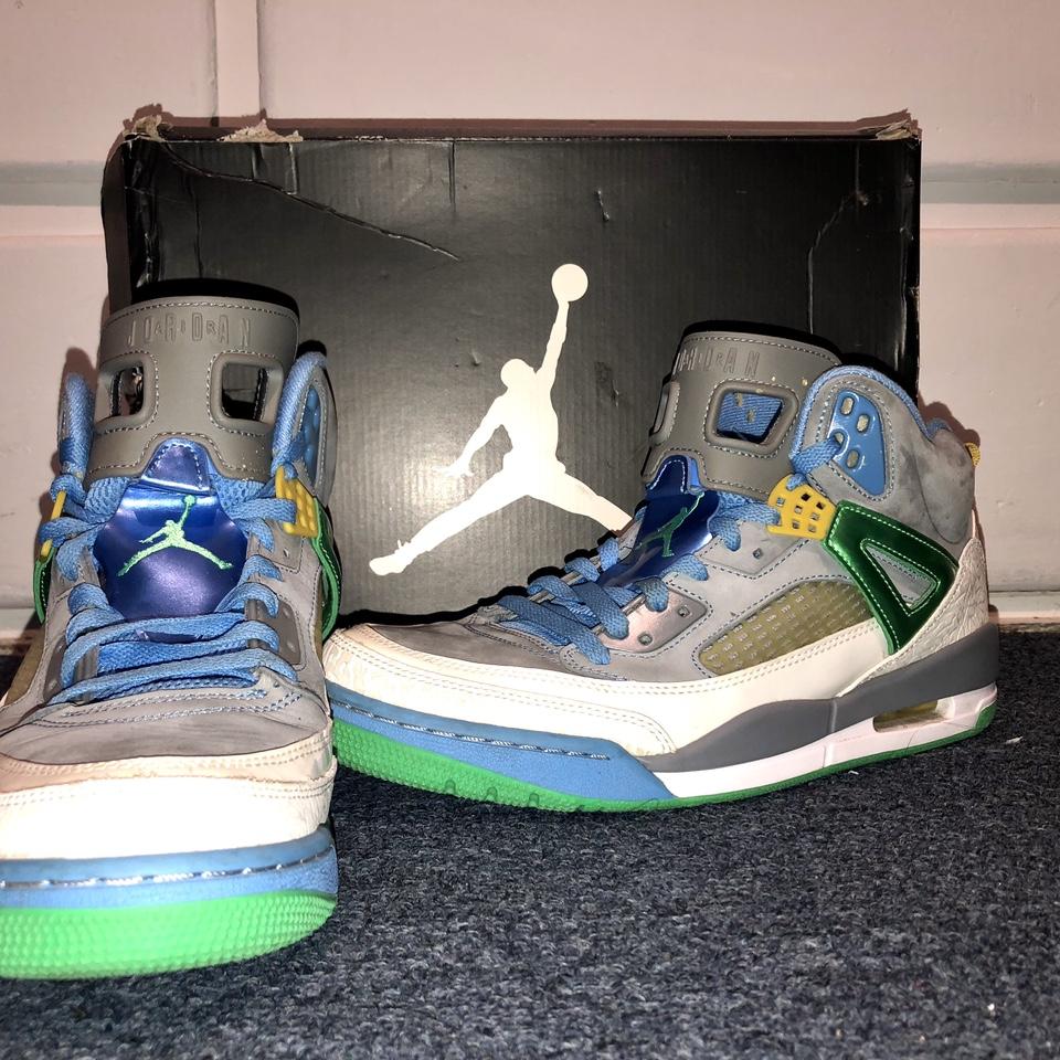 Jordan 4s Jordan Spizike Easter Colors Depop