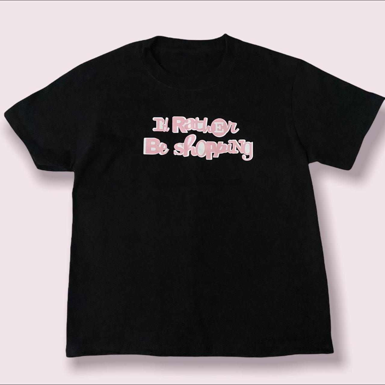 Women's Black and Pink T-shirt | Depop