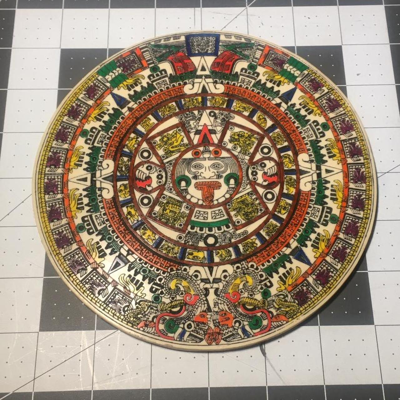 Replica Of The Sun Stone Aztec Calendar 7 Depop replica-of-the-sun-stone-aztec-calendar-7-depop