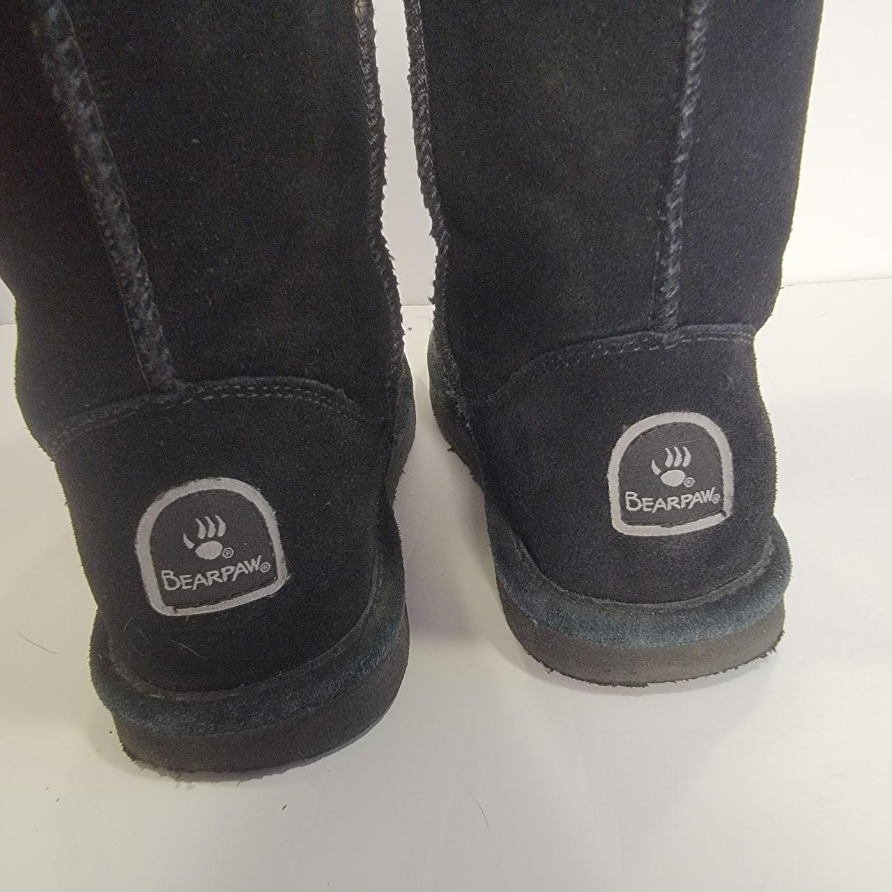 bearpaw boots womens black