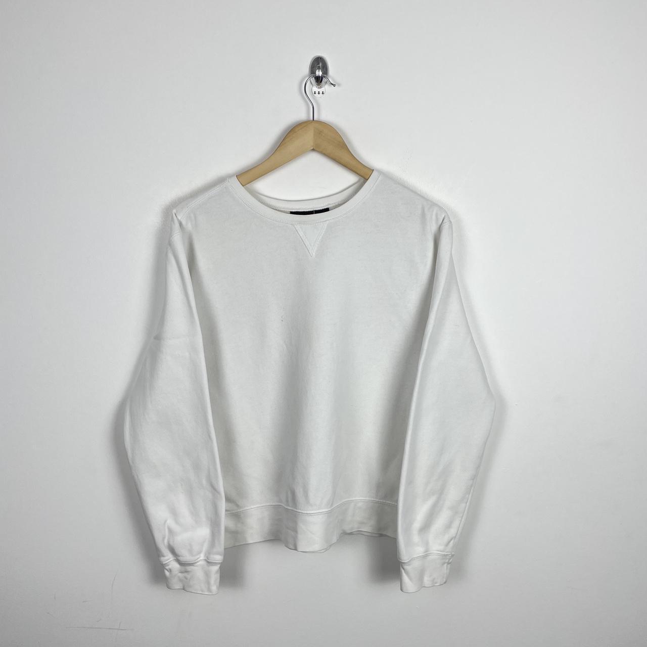 Joe Boxer Vintage Y2K Blank Sweatshirt White Colour... - Depop