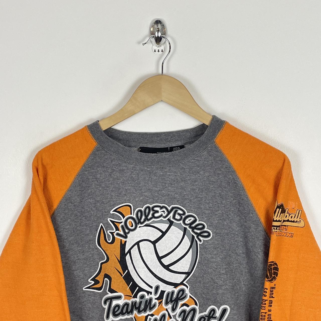 Pennant Volleyball Printed Graphic Spellout... - Depop