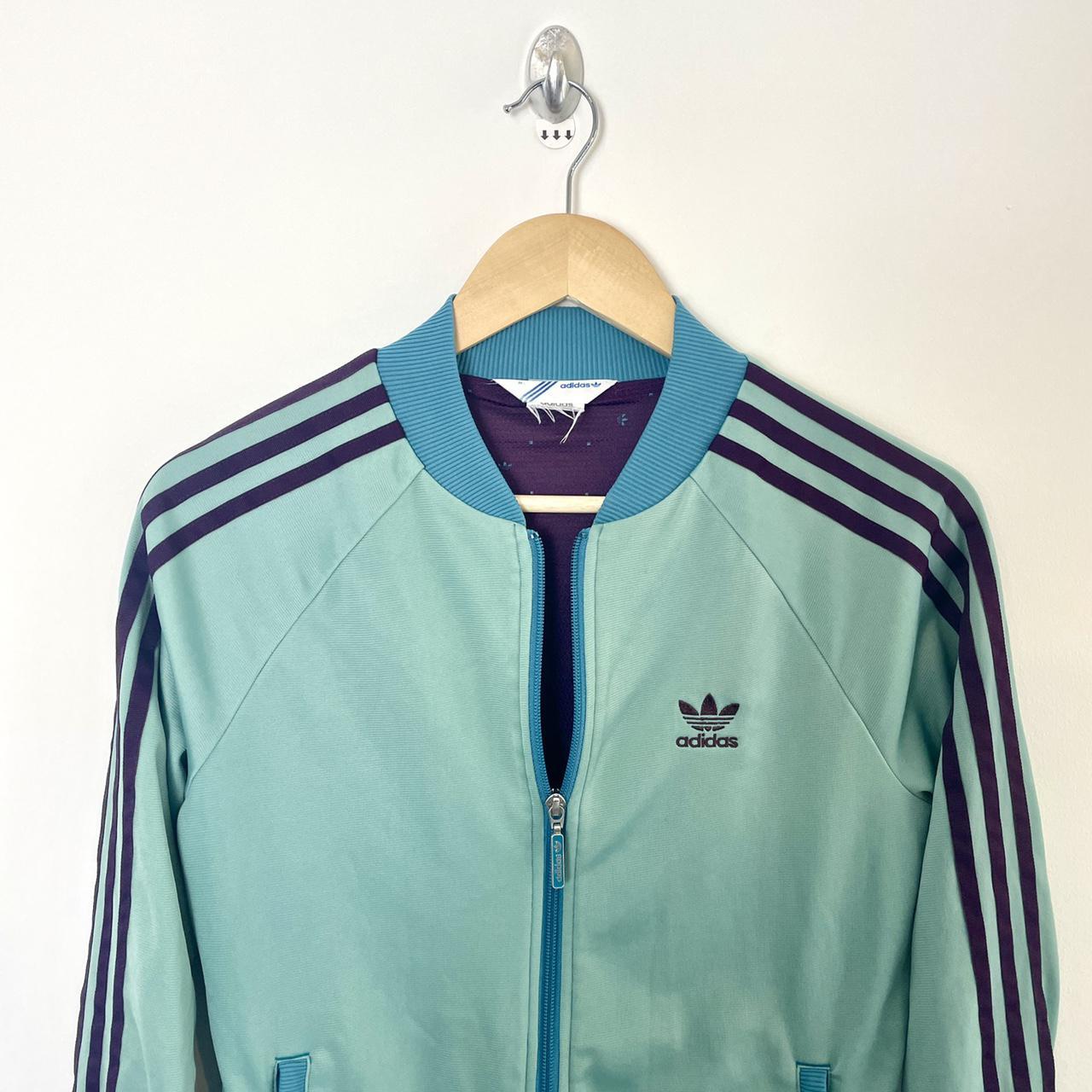 Adidas Vintage 90s Track Jacket Embroidered Logo... - Depop