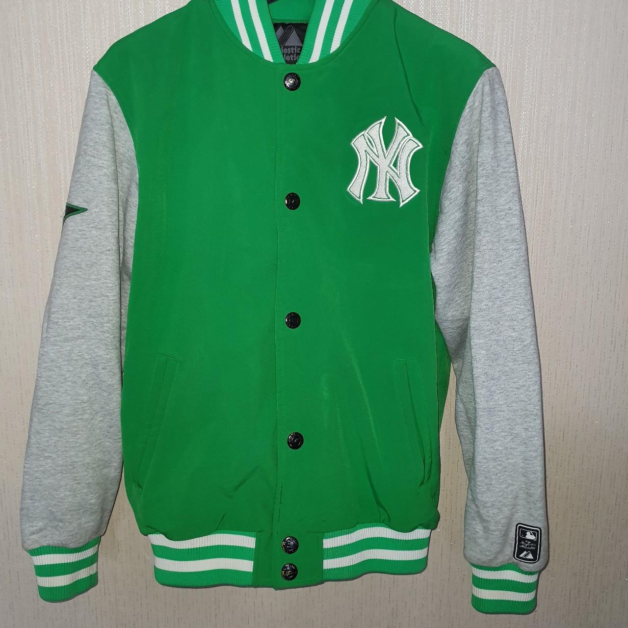 Majestic New York Yankees Varsity Jacket in Green for Men