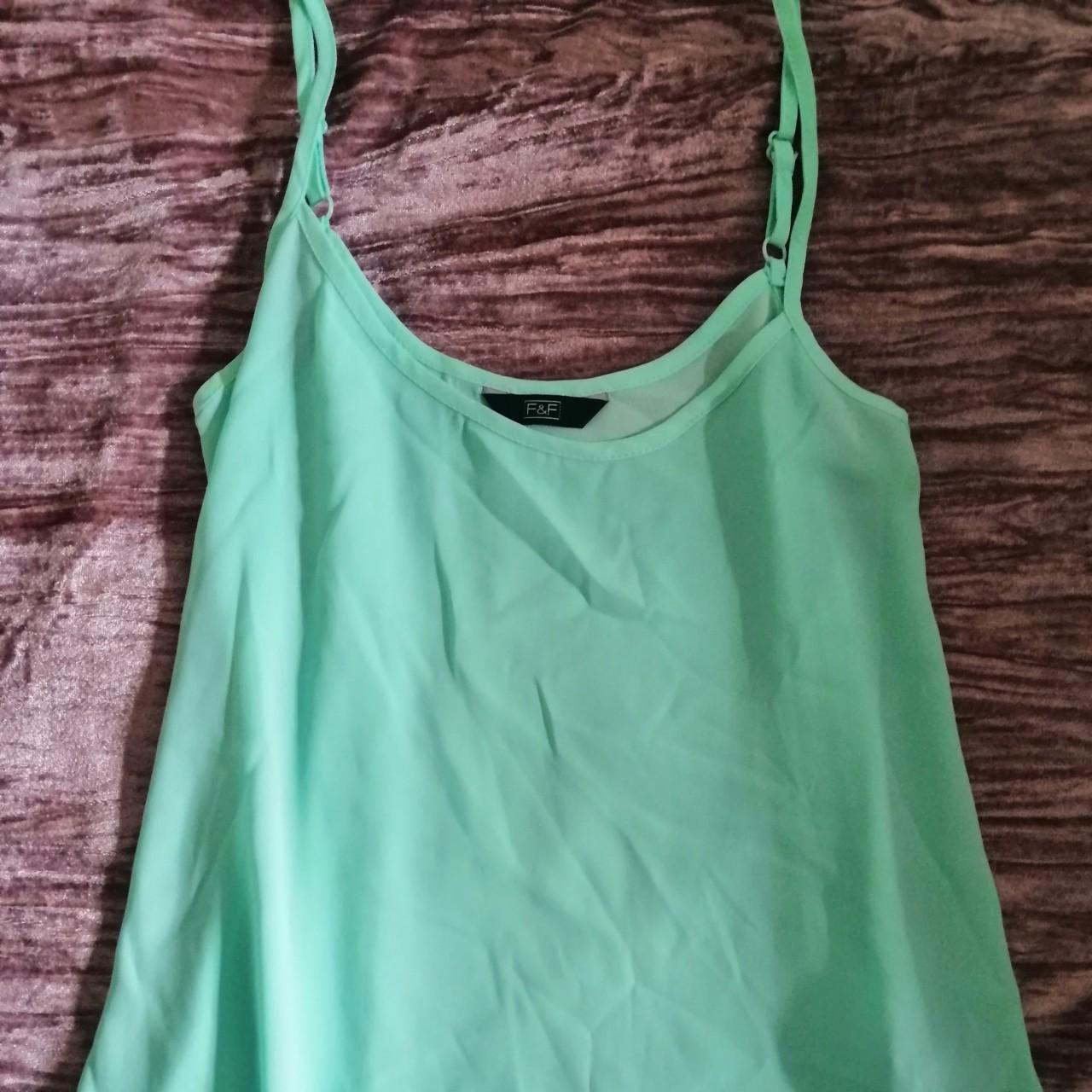 Cute baby blue cami top Size 8 In good condition,... - Depop