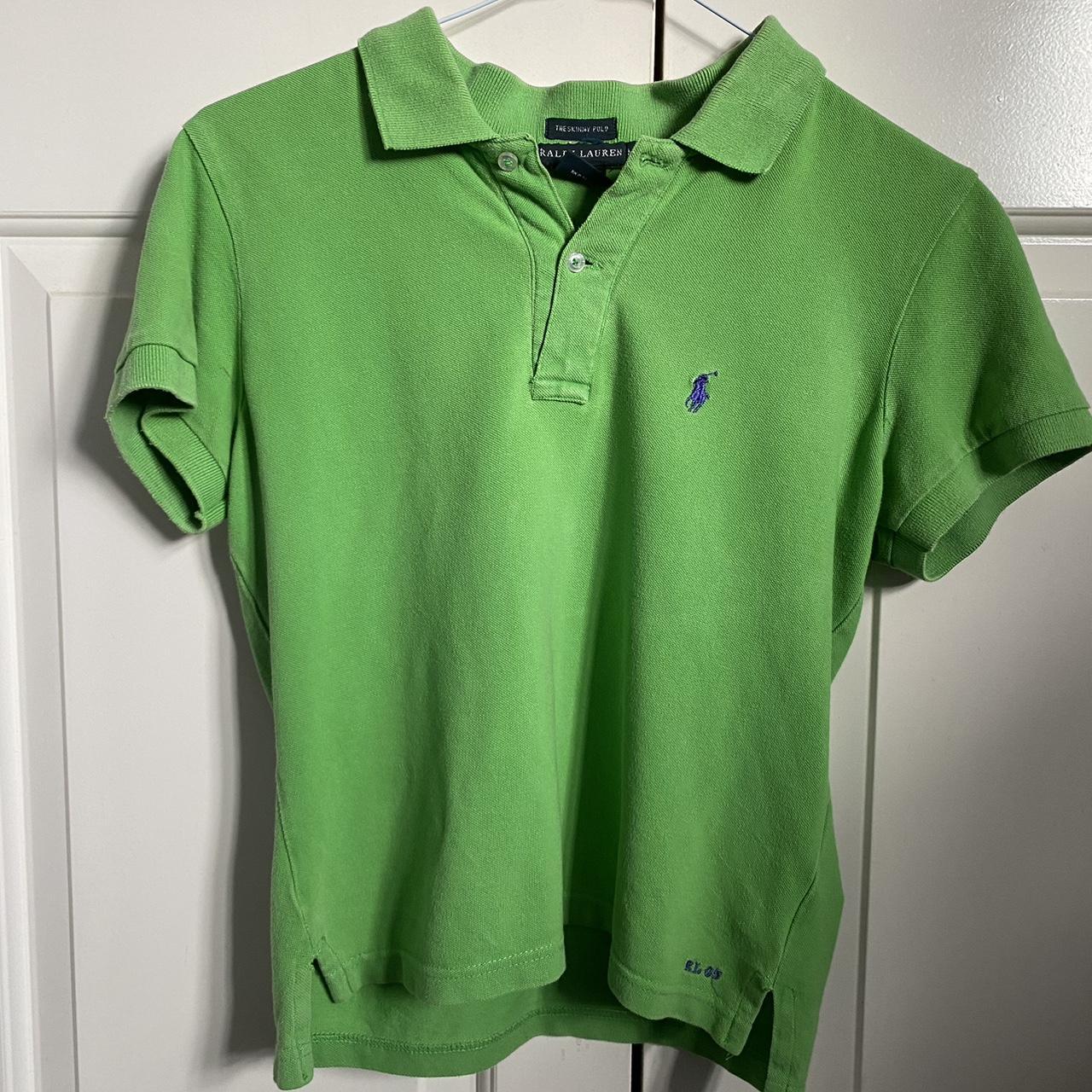 Green Ralph Lauren polo shirt, repop, never worn... - Depop