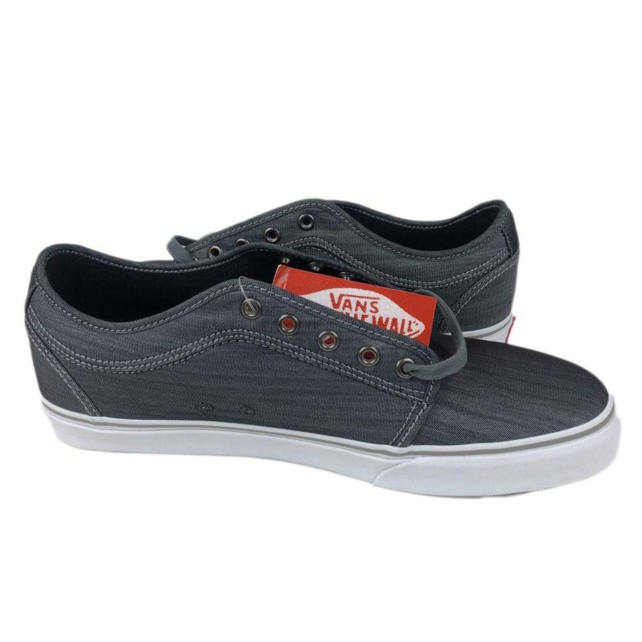 Vans Men s Chukka Low Chambray Grey White Size 8