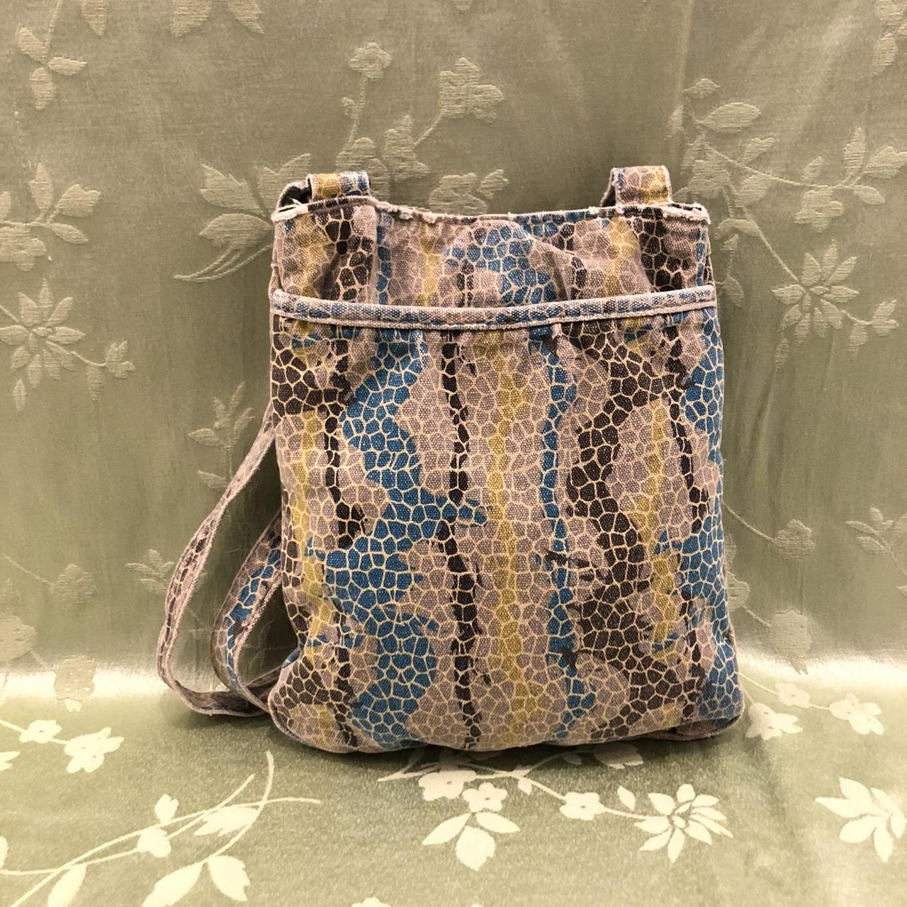 Kavu Crossbody Green / Brown / Blue Bag • 11” x 8”... - Depop