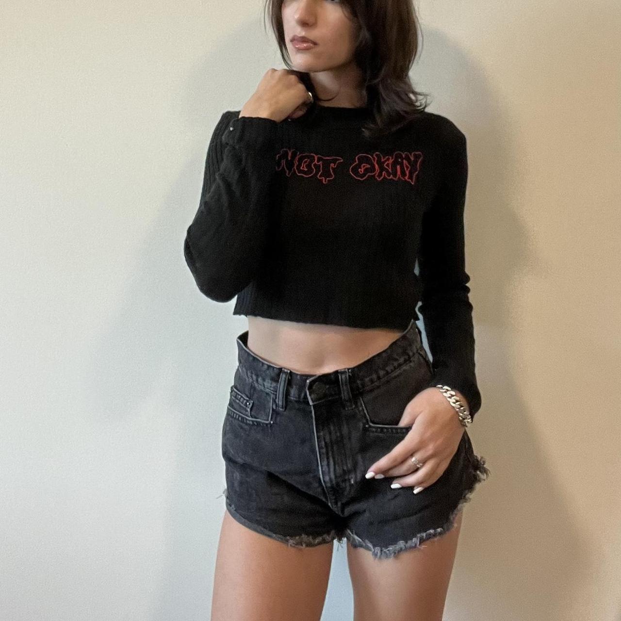 Dropdead Women's Red and Black Jumper (2)