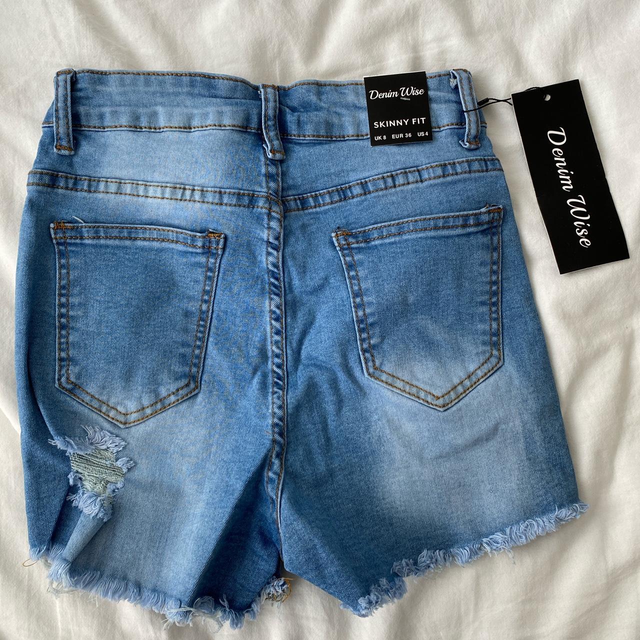 I Saw It First Women's Blue Shorts (2)