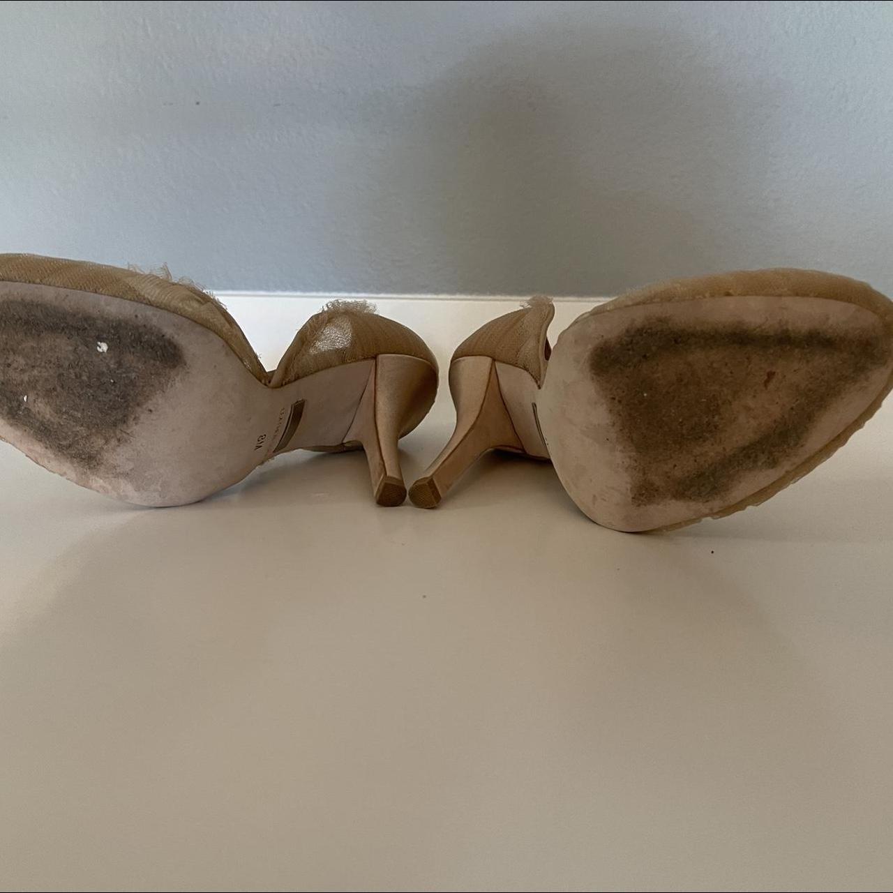 badgley mischka champagne shoes