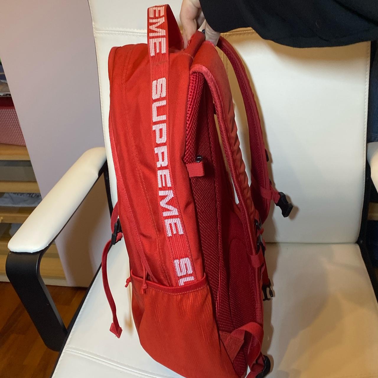 Supreme (SS18) Backpack Red *USED* – The Collab Shop Winnipeg