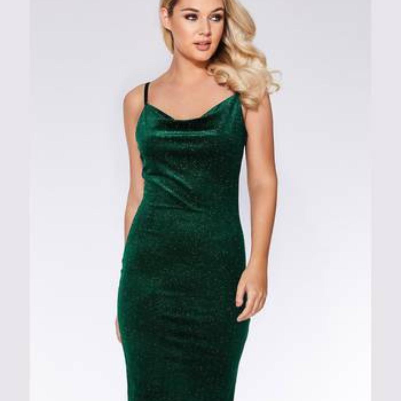 Green quiz dress cheap