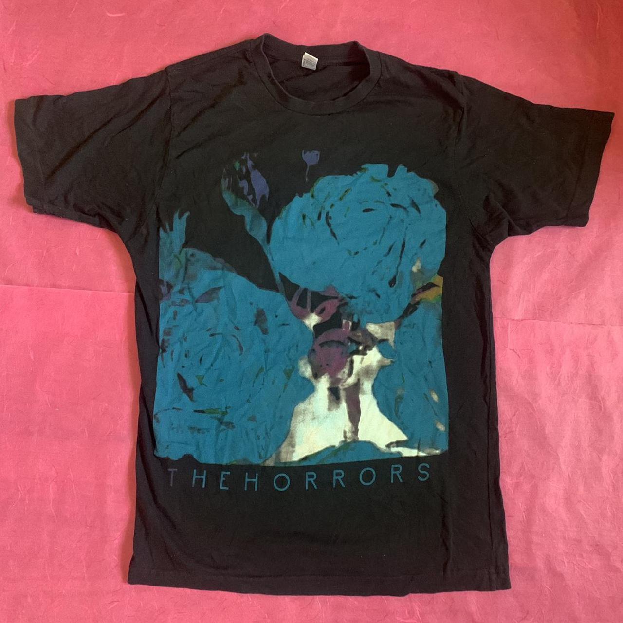 Women's Black and Blue T-shirt