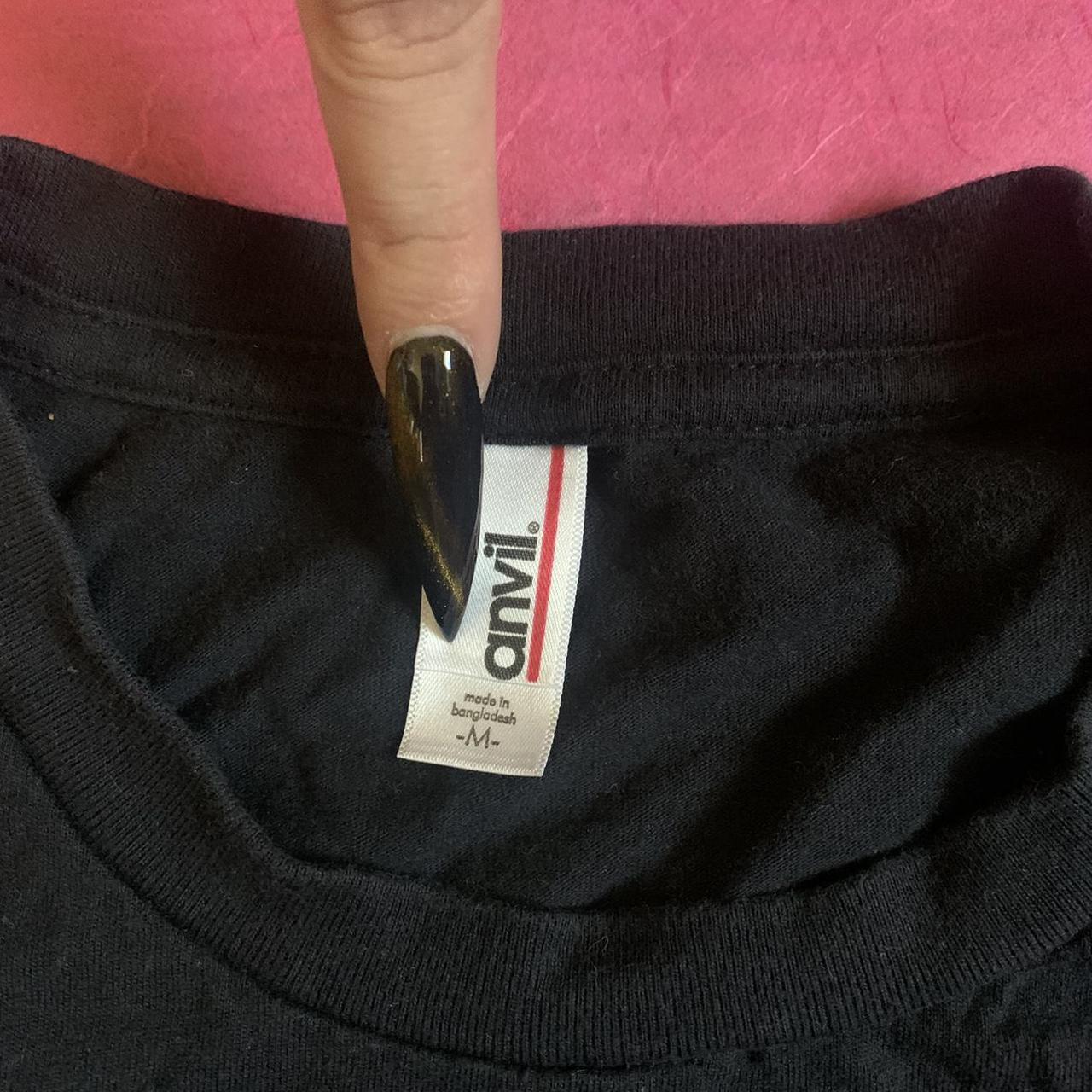 Women's Black and Blue T-shirt (3)